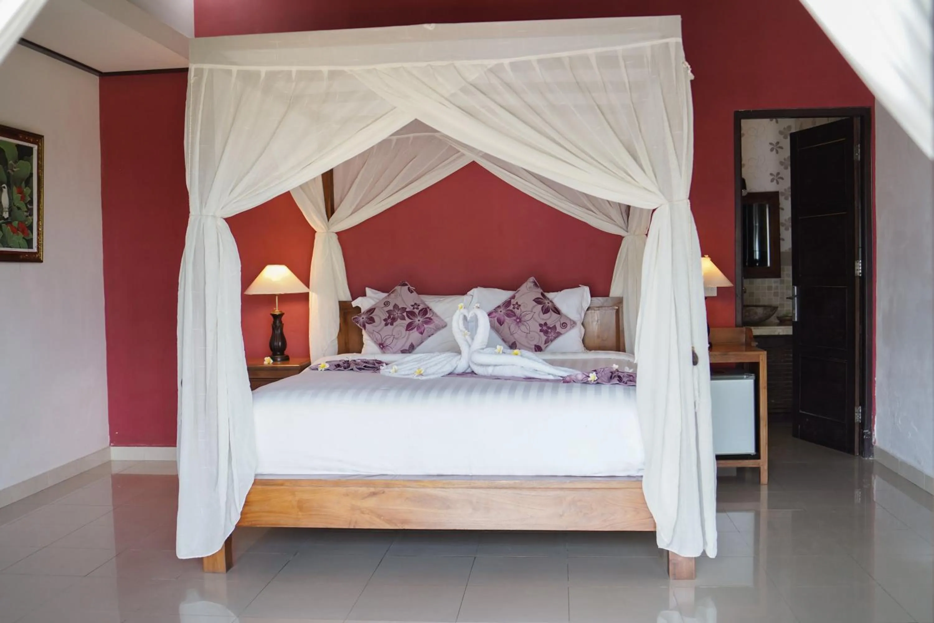 Bed in Apa Kabar Villas