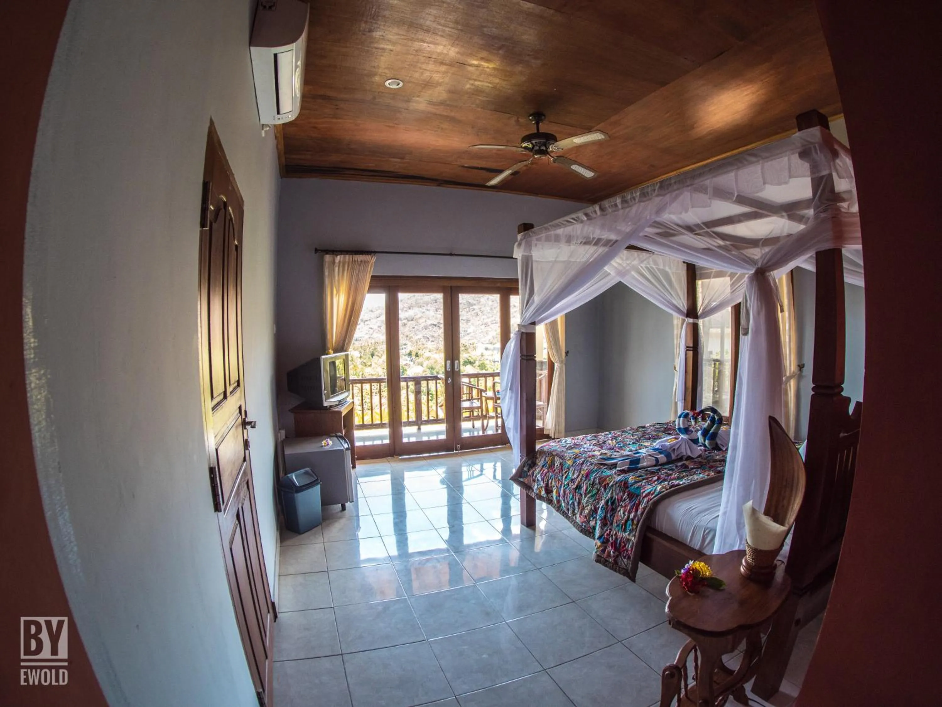 Bed in Anugerah Villas