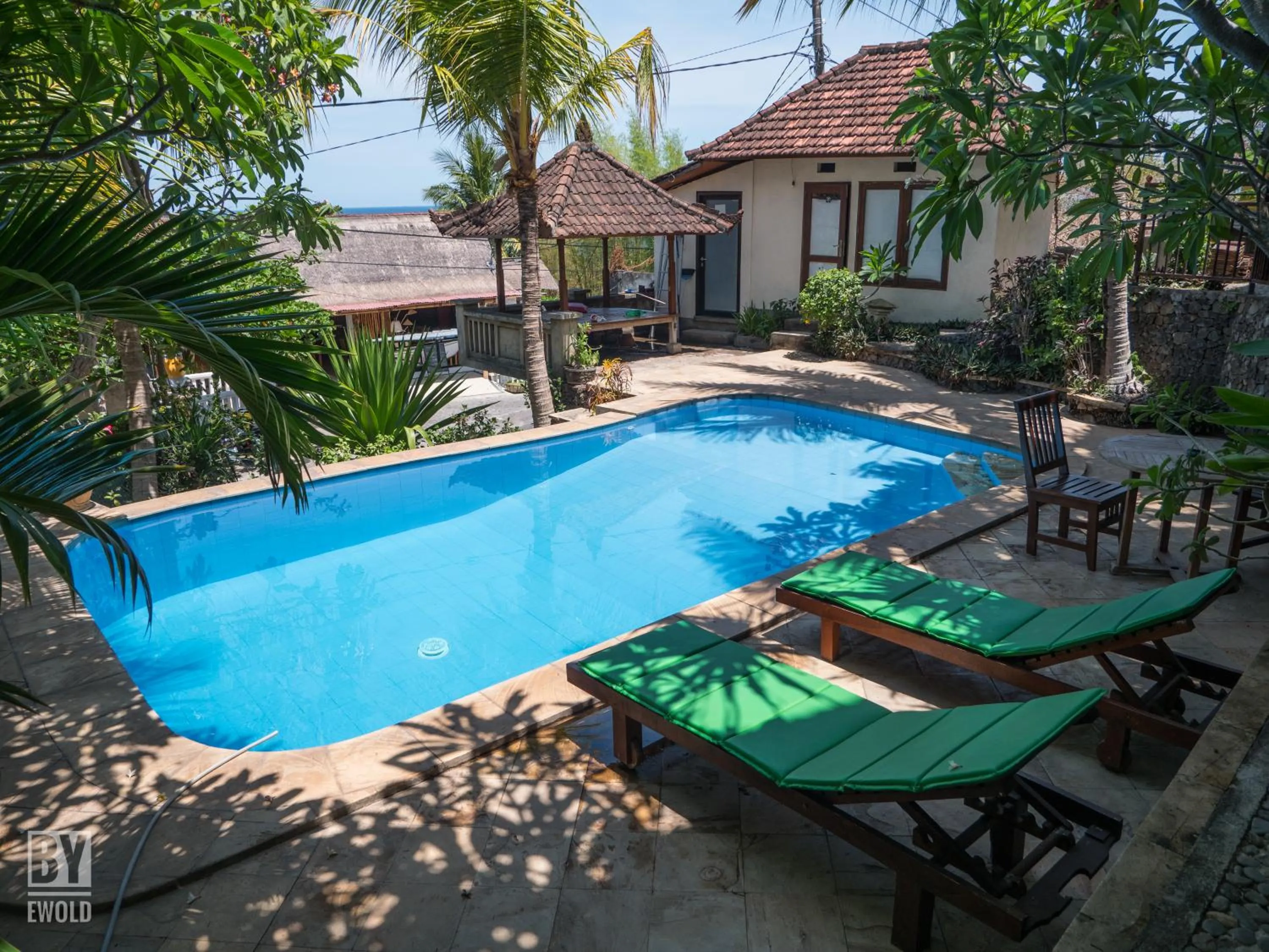Pool view in Anugerah Villas