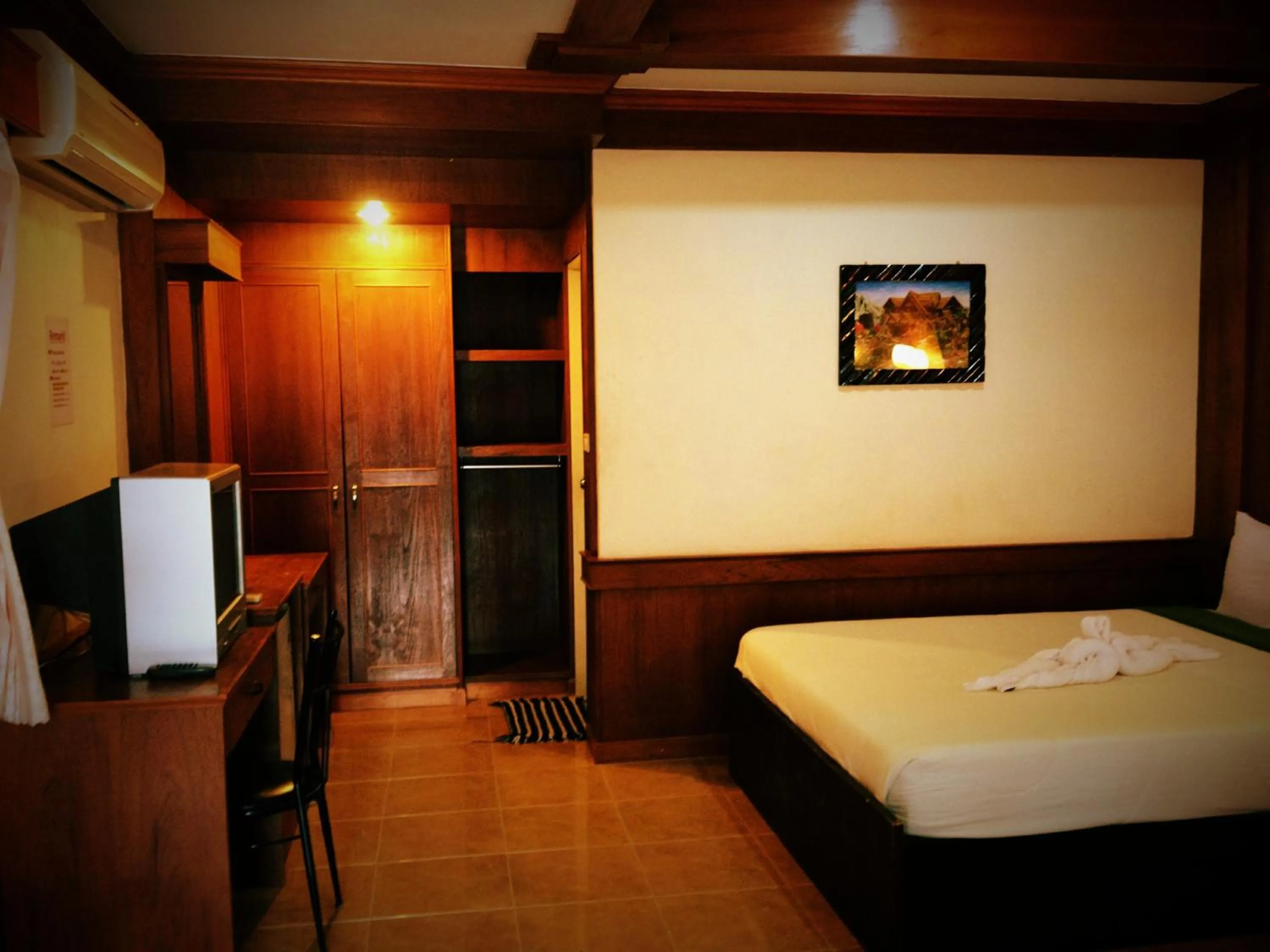 Decorative detail, Bed in Mr. Black Resort