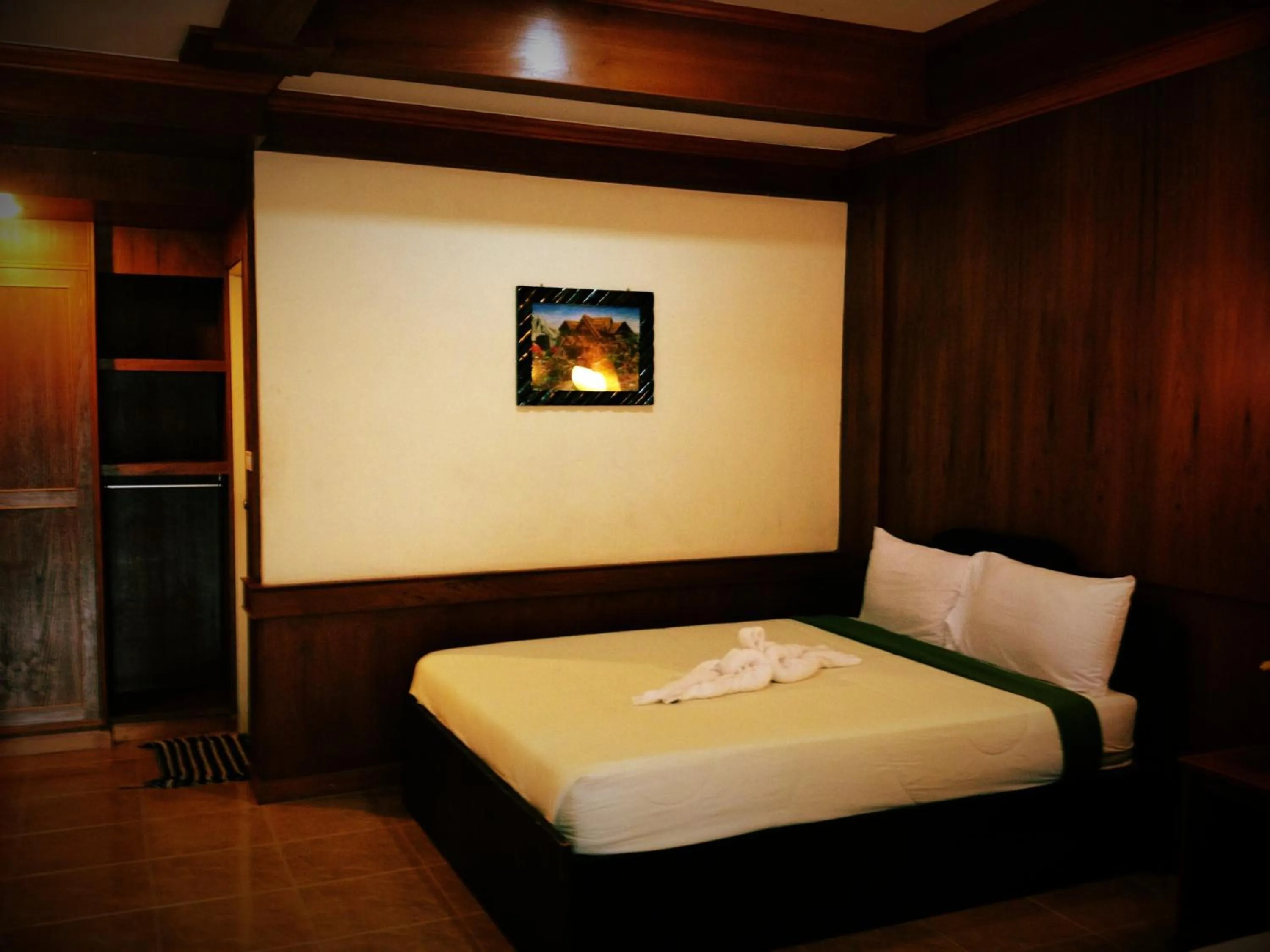 Decorative detail, Bed in Mr. Black Resort