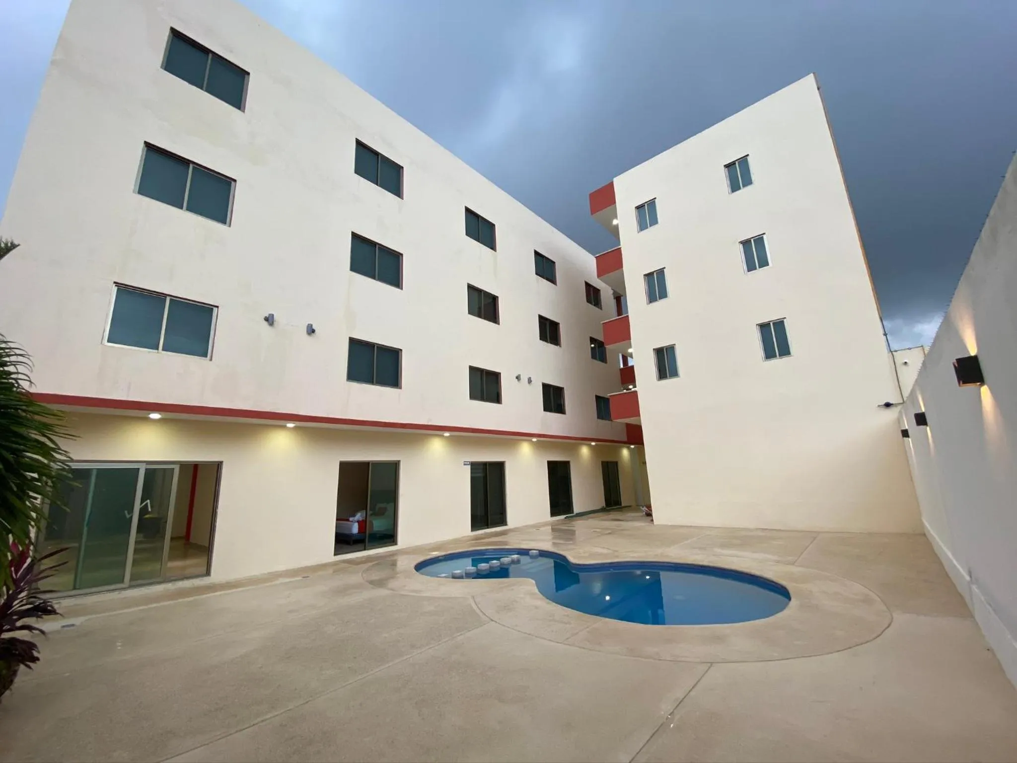 Property building in Hotel Ambra