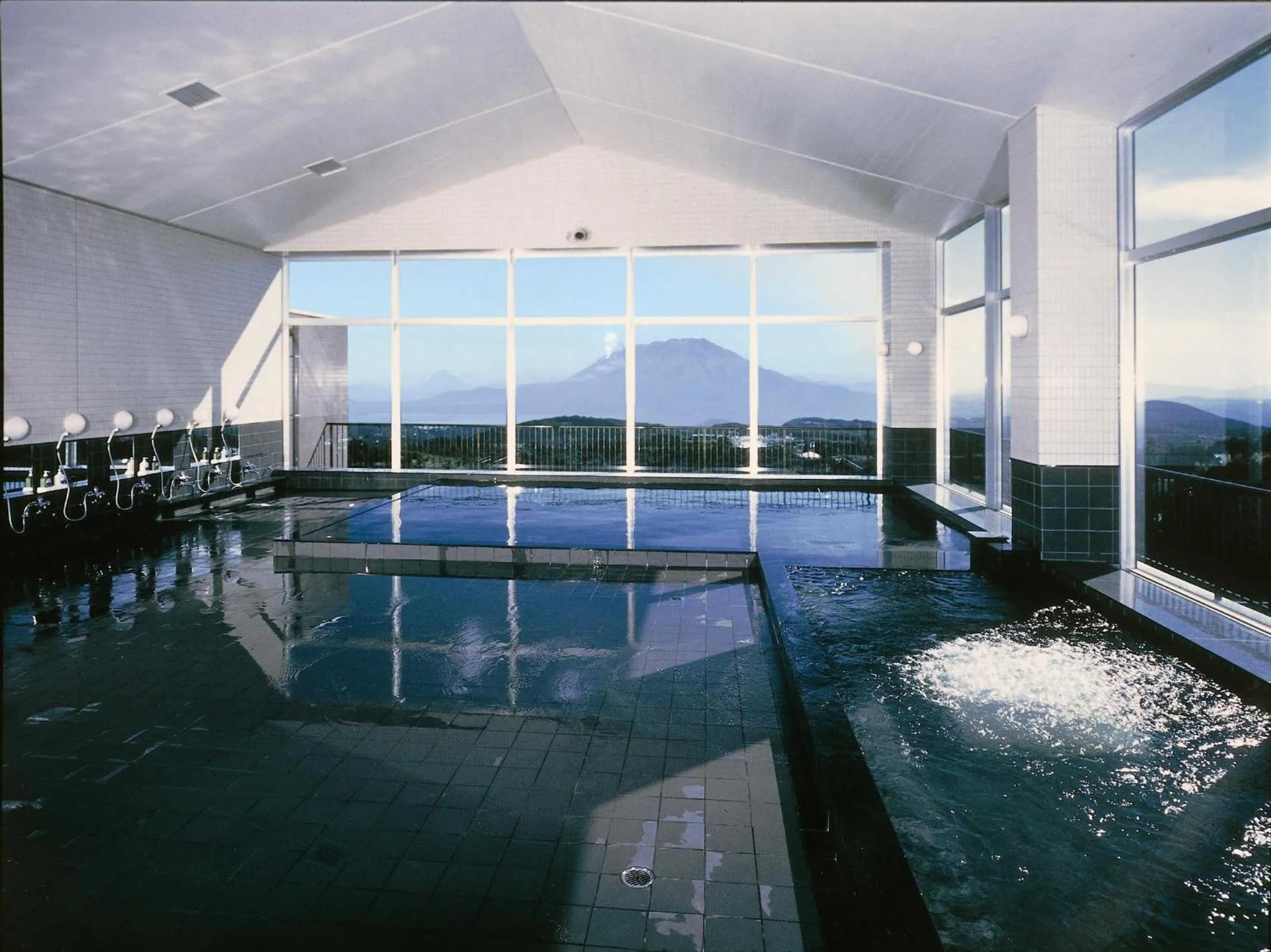 Hot Spring Bath in Kirishima Kanko Hotel