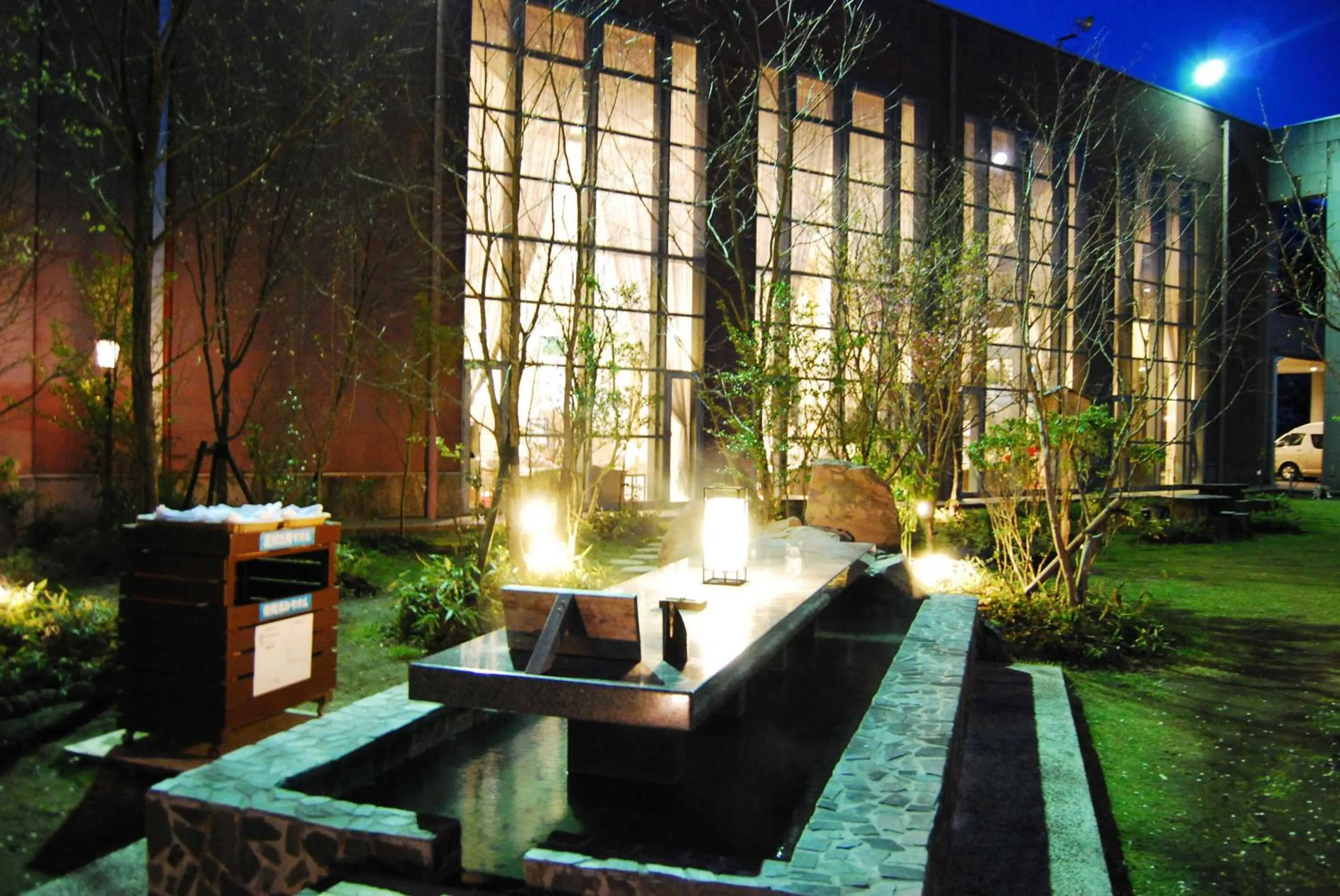 Hot Spring Bath in Kirishima Kanko Hotel