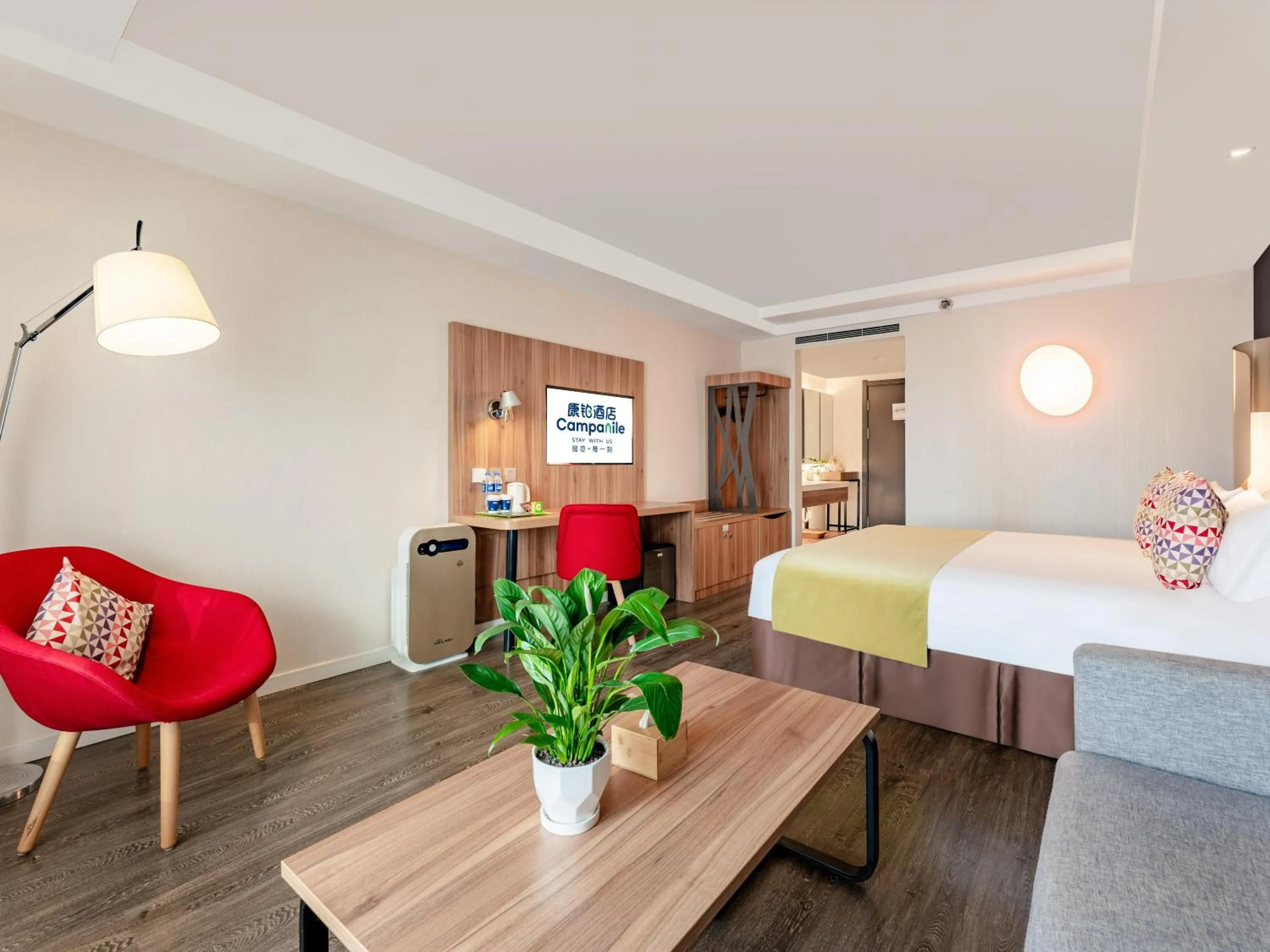 Photo of the whole room, Bed in Campanile Hotel Xi'an Dayan Pagoda Datang Night City Hotel