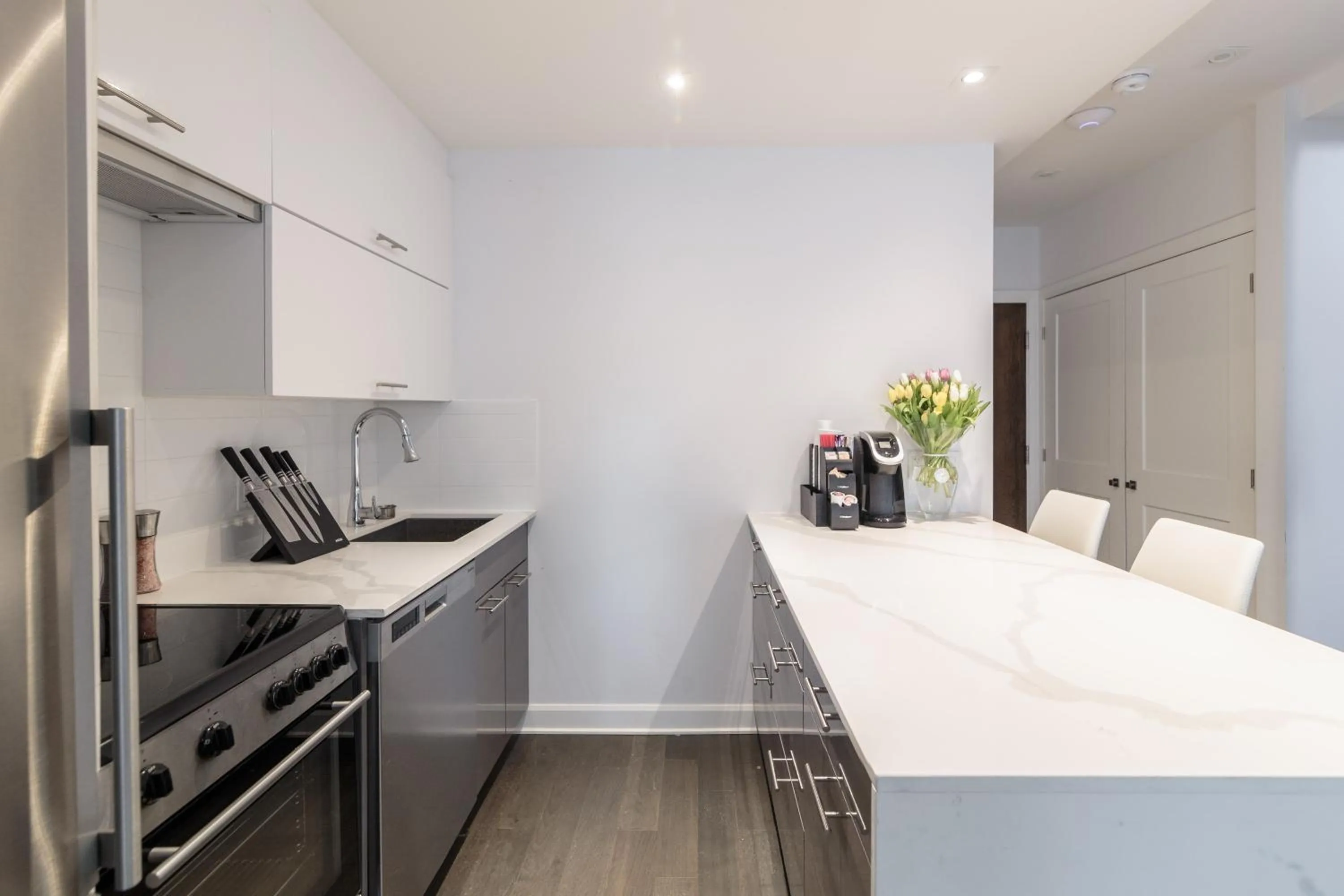 Kitchen or kitchenette in Parc Avenue Residences Mile End
