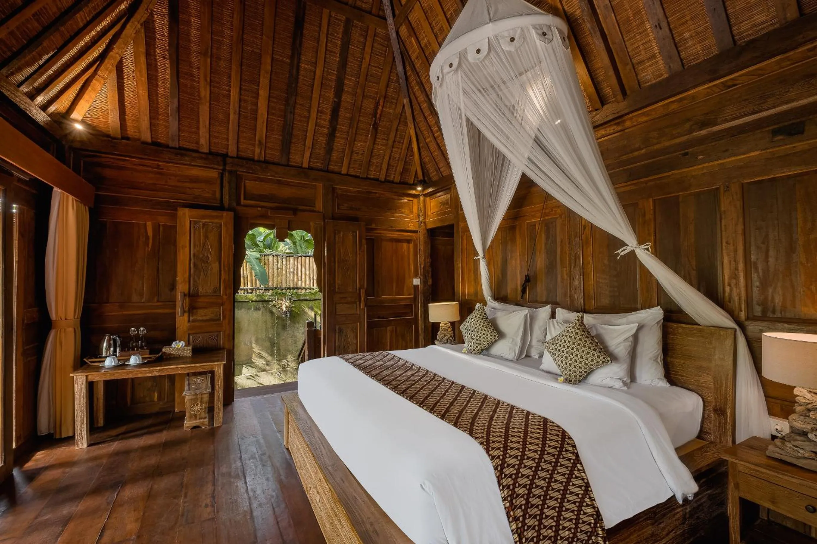 Bed in Mandana Ubud Villa