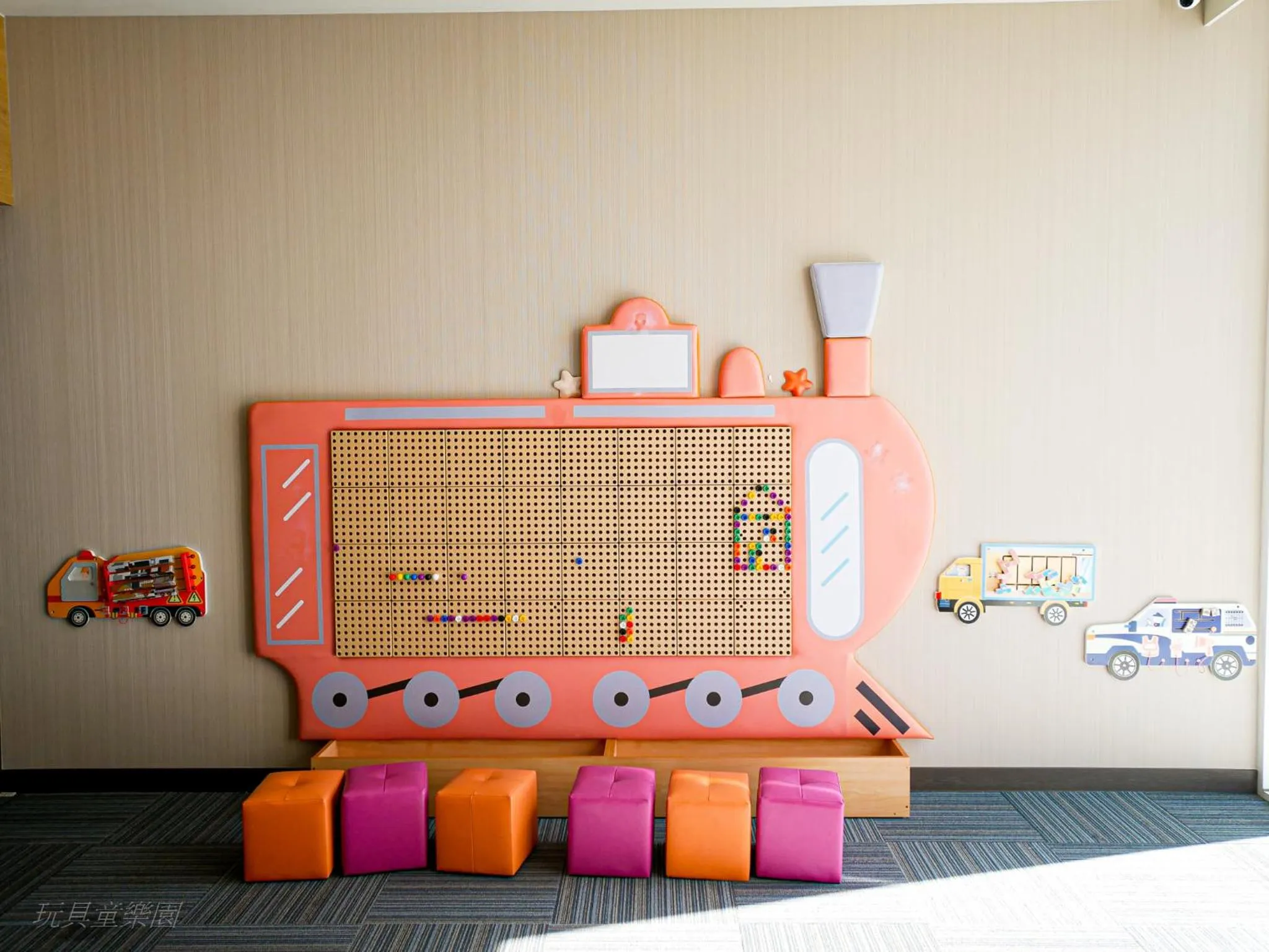 Children play ground in Taitung Railway Inn