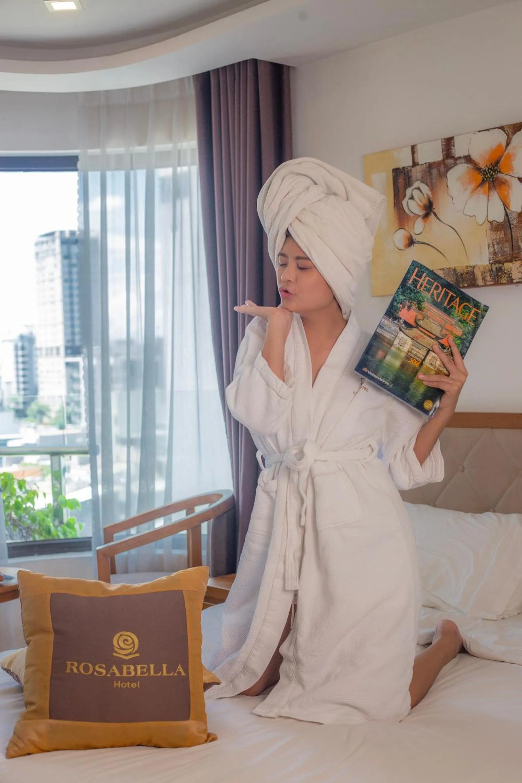 People, Bed in Rosabella Boutique Hotel