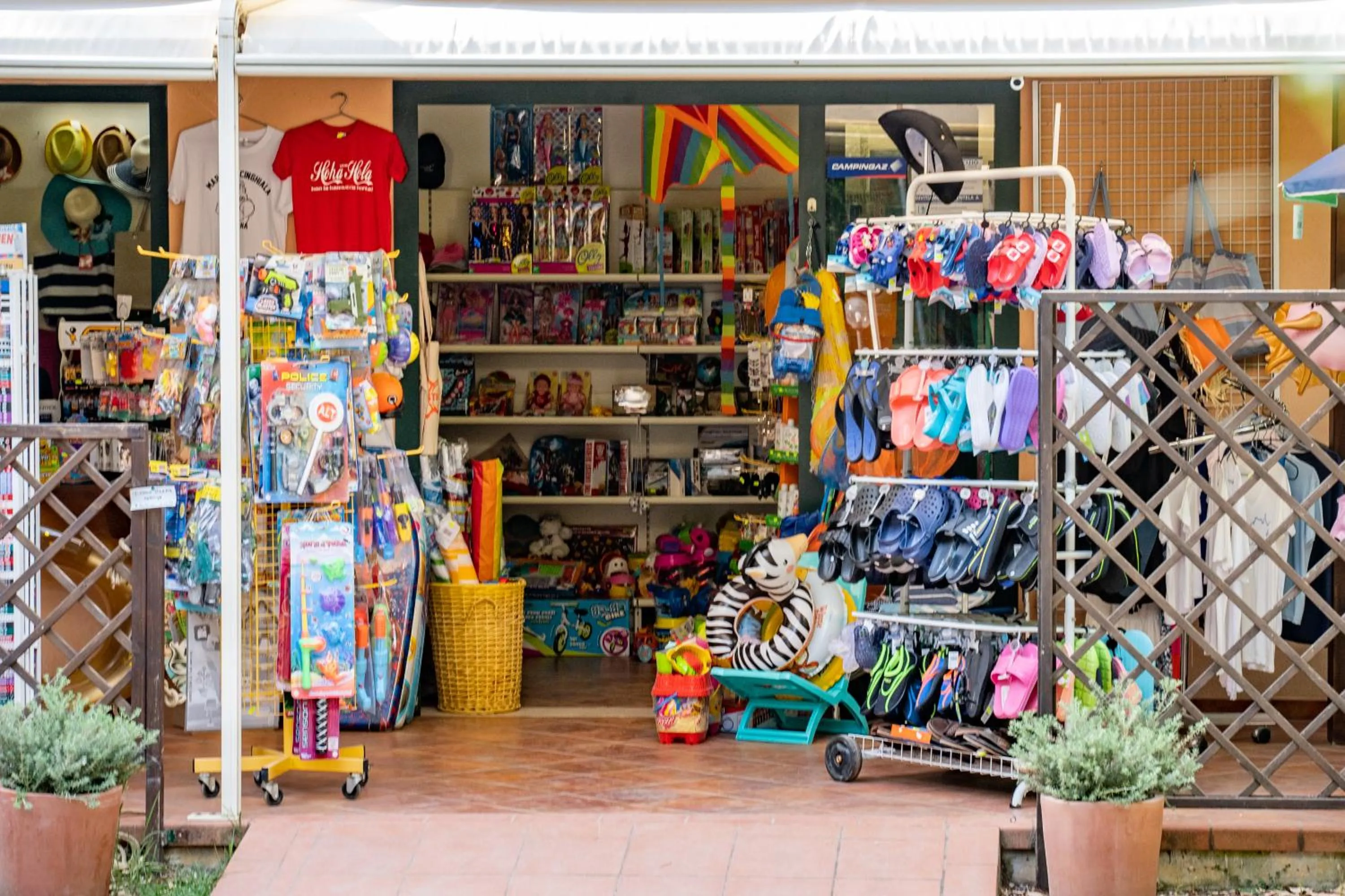 Shopping Area in Camping Maremma Sans Souci
