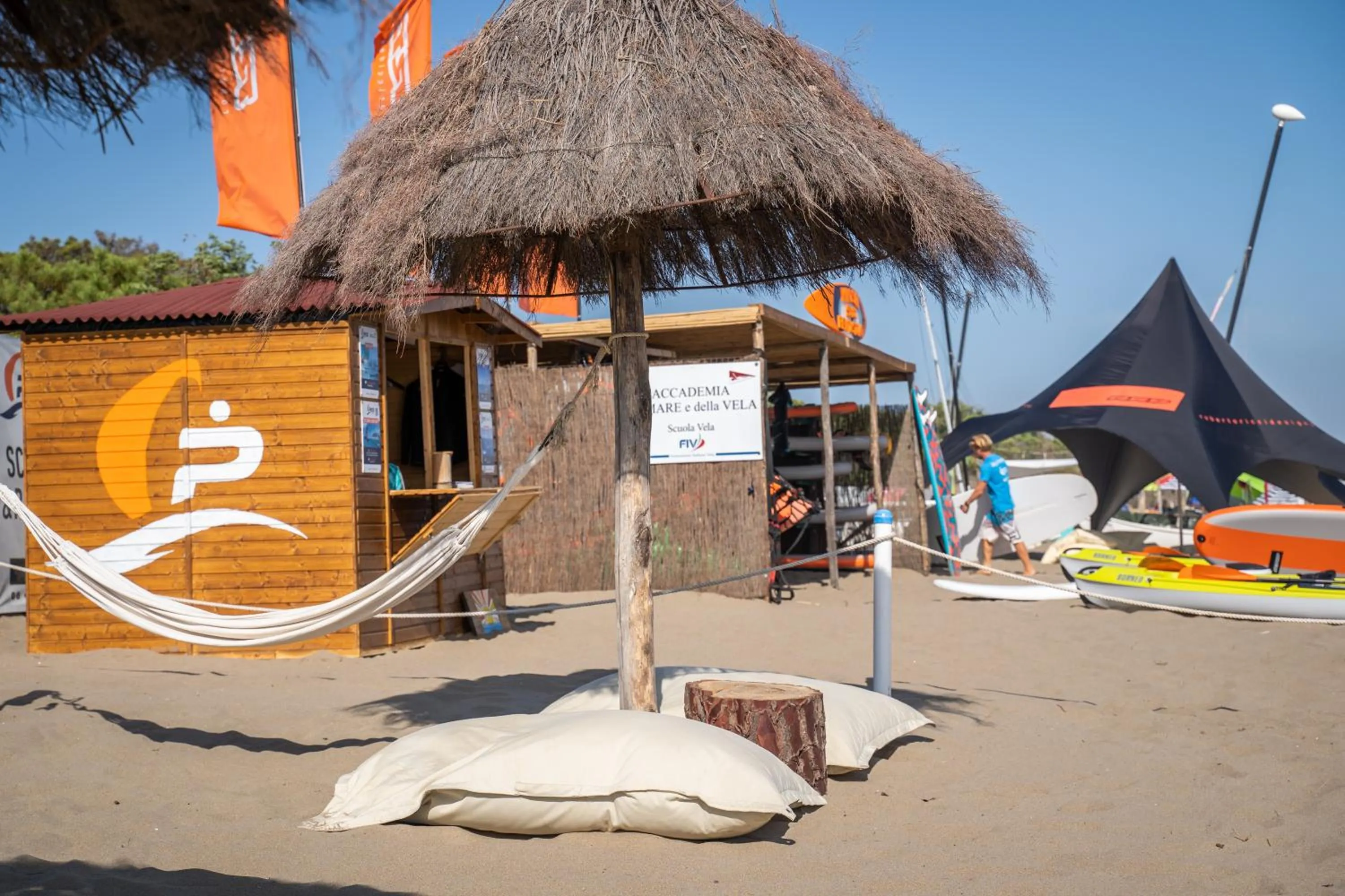 Windsurfing in Camping Maremma Sans Souci