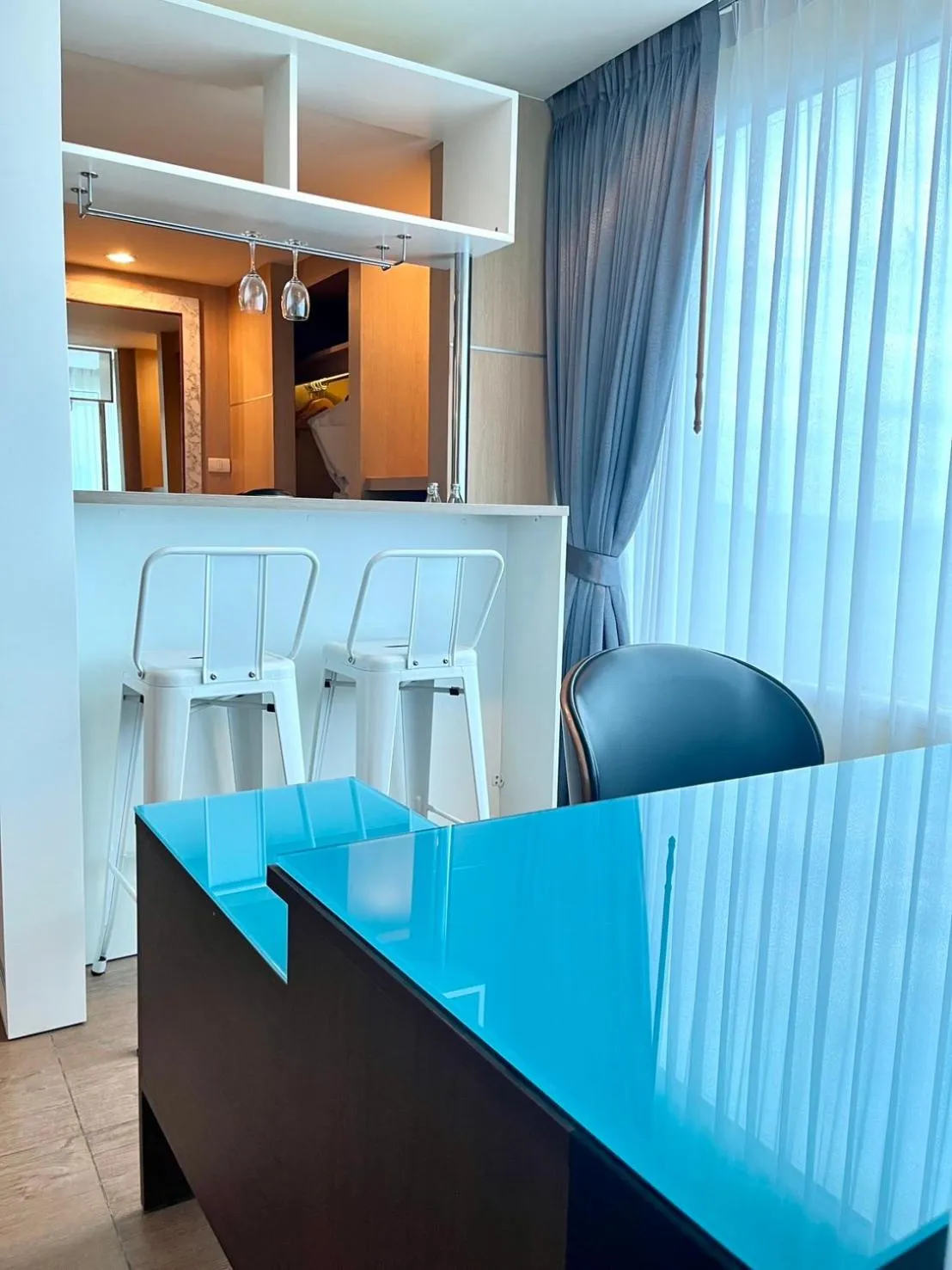 Seating area in Saisawan Beach Luxury Hotel