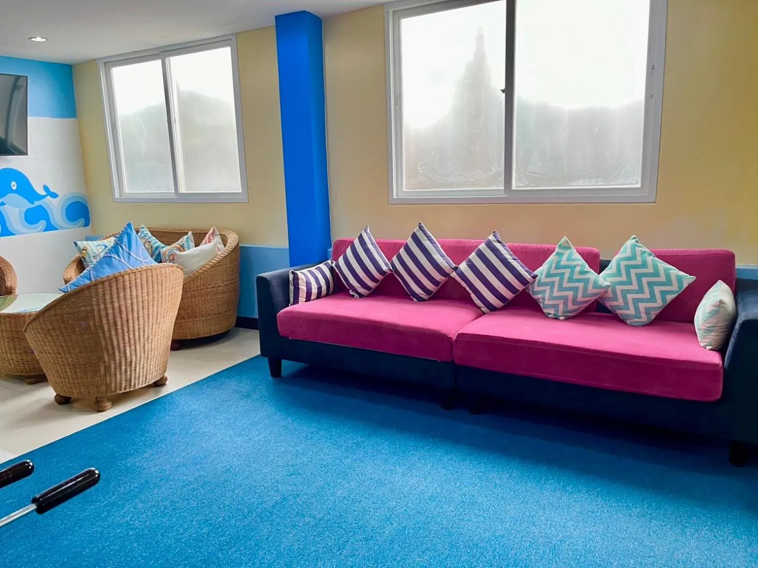 Living room in Saisawan Beach Luxury Hotel