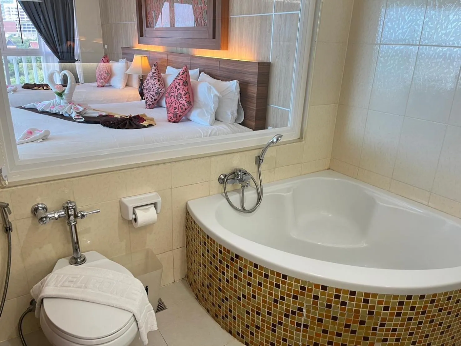 Bathroom in Saisawan Beach Luxury Hotel