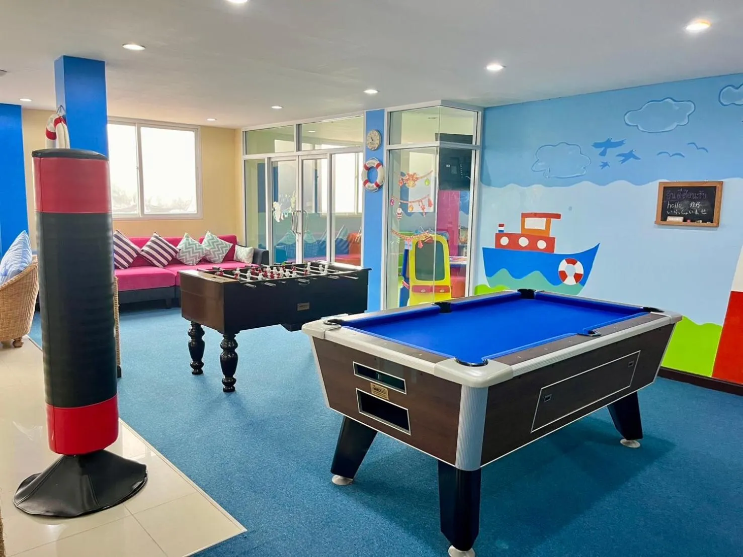 Game Room in Saisawan Beach Luxury Hotel
