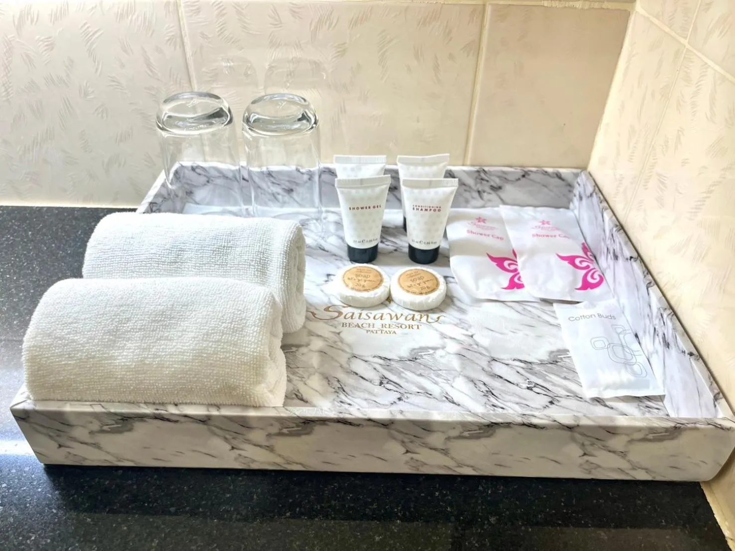 towels in Saisawan Beach Luxury Hotel