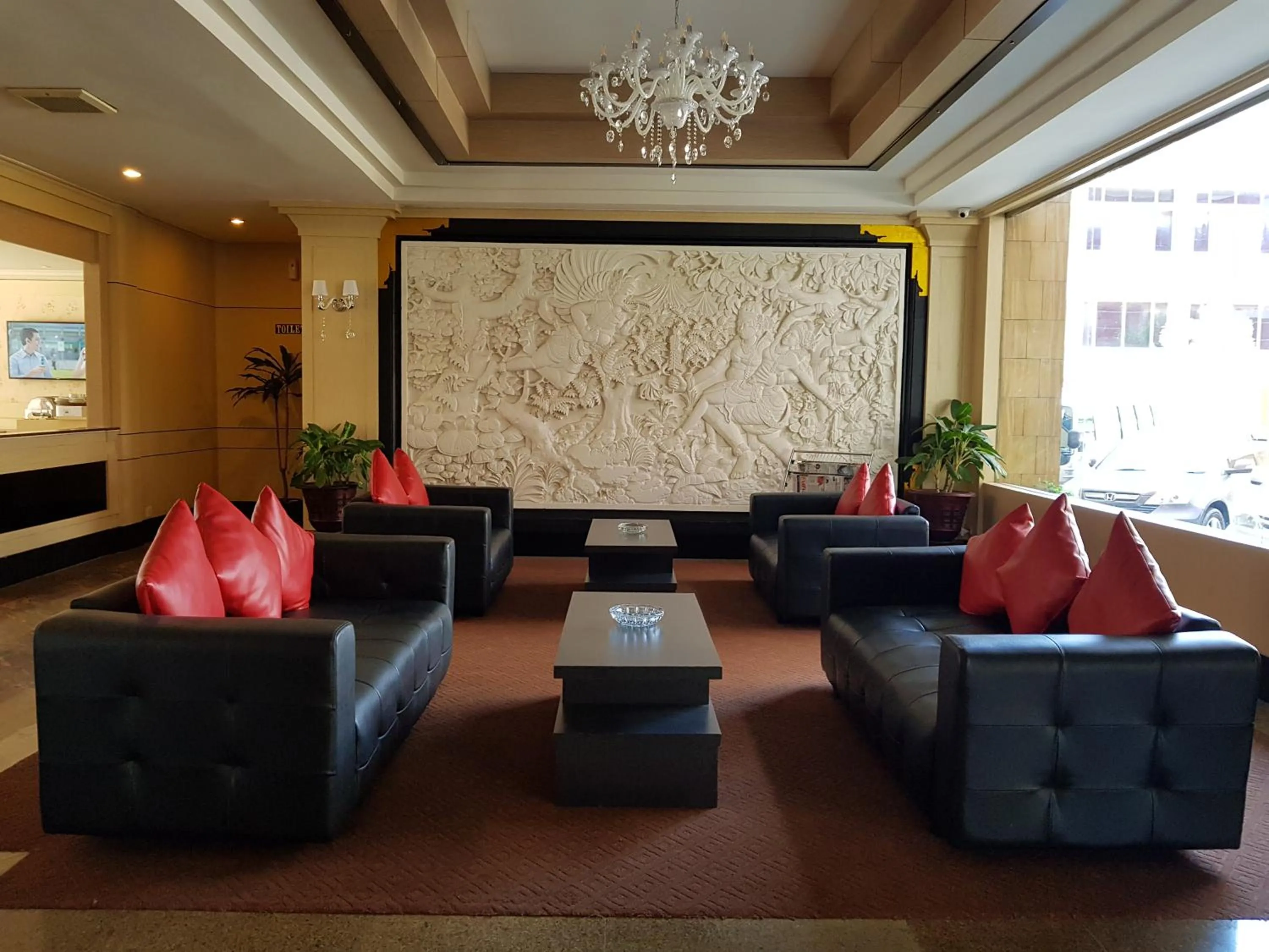 Lobby or reception in The K Hotel