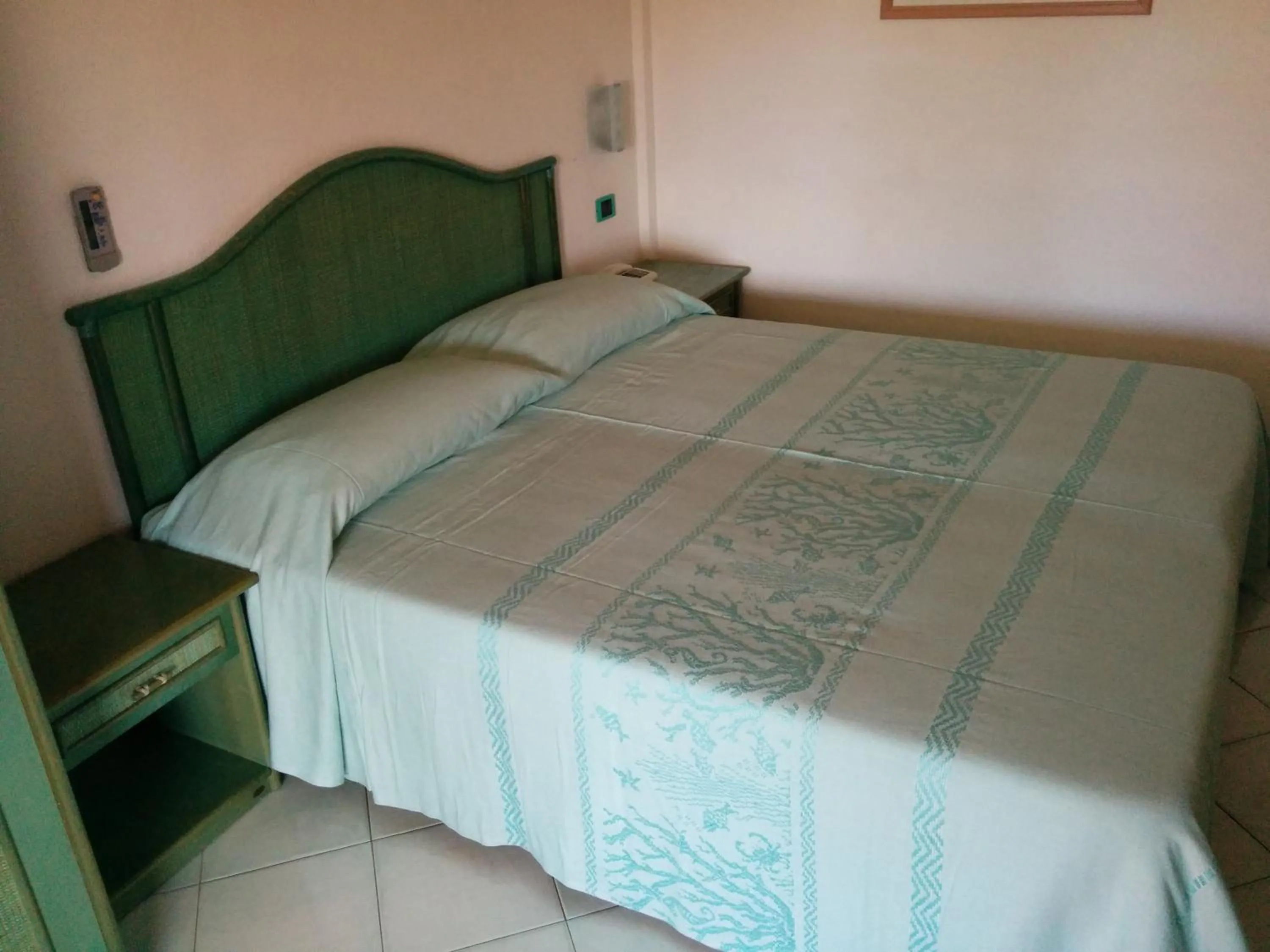 Bed in Hotel Blu Marlin