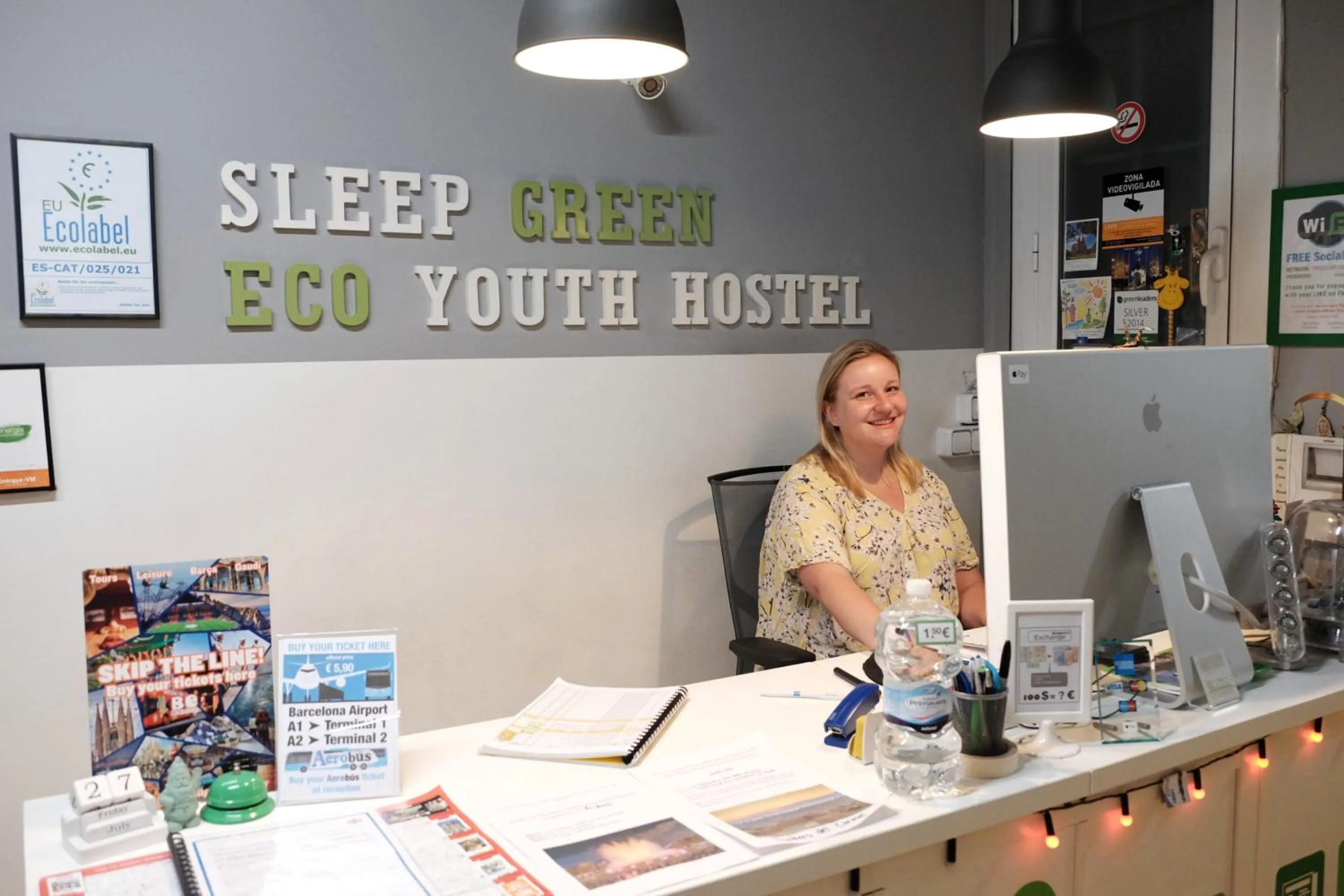 Staff in Sleep Green - Certified Eco Youth Hostel