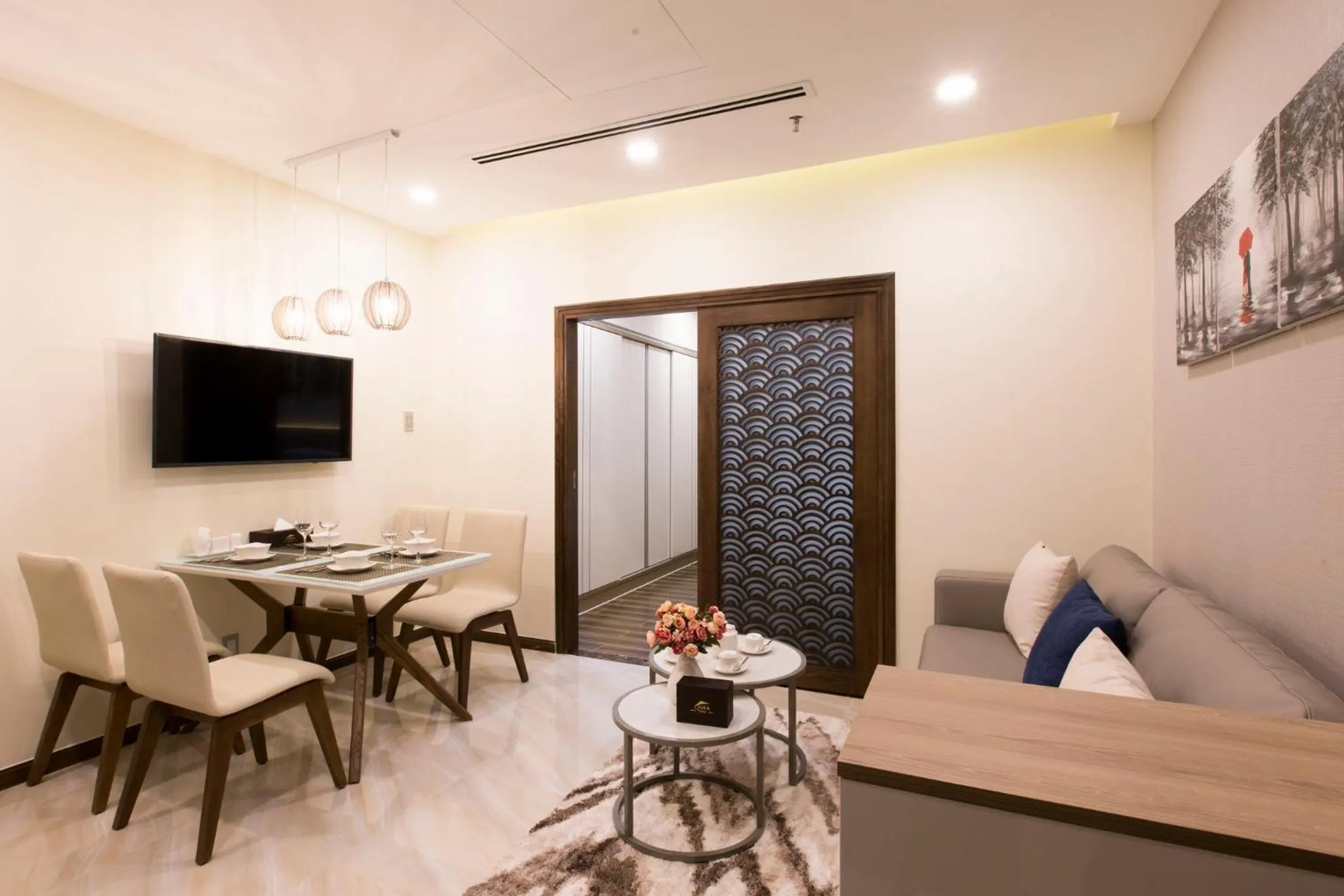 Seating area in NTA Hotel - Serviced Apartments