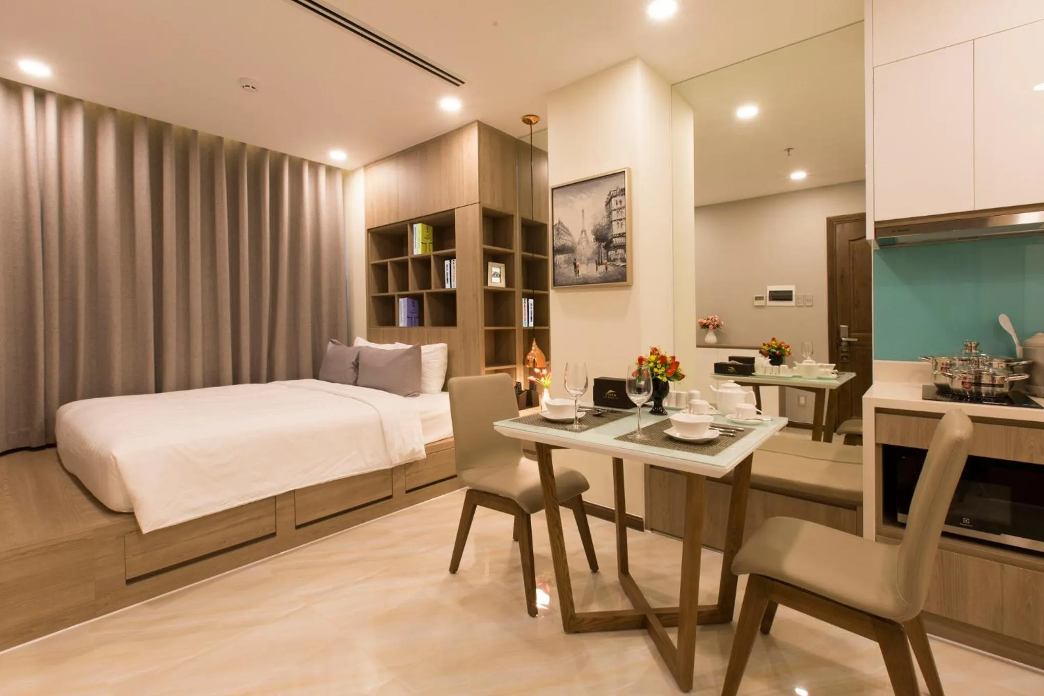 Photo of the whole room, Bed in NTA Hotel - Serviced Apartments