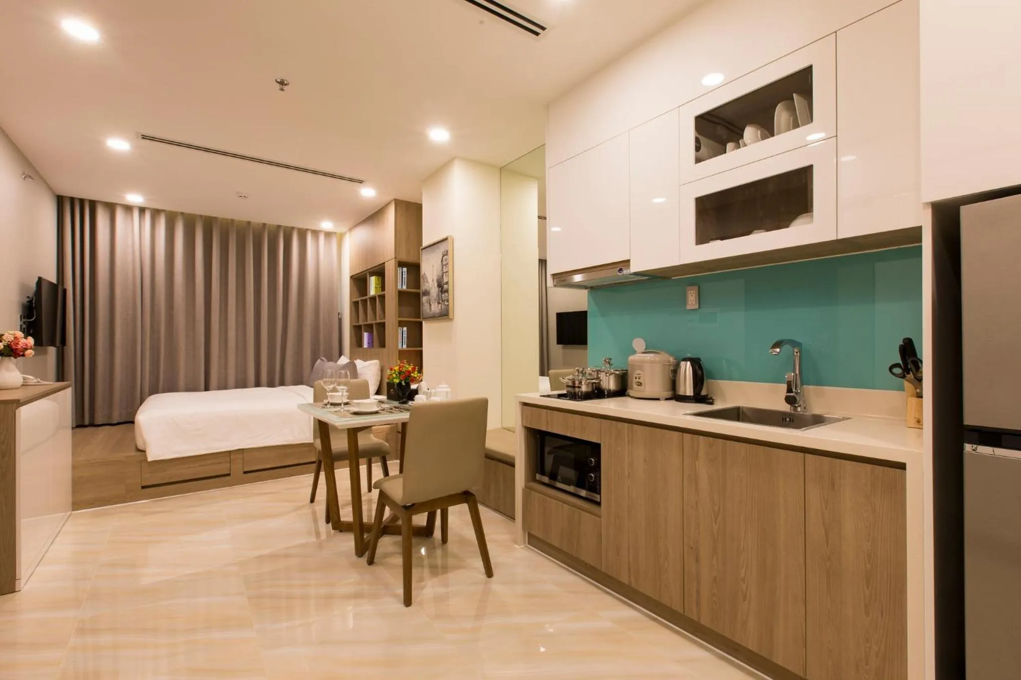 Photo of the whole room, Bed in NTA Hotel - Serviced Apartments