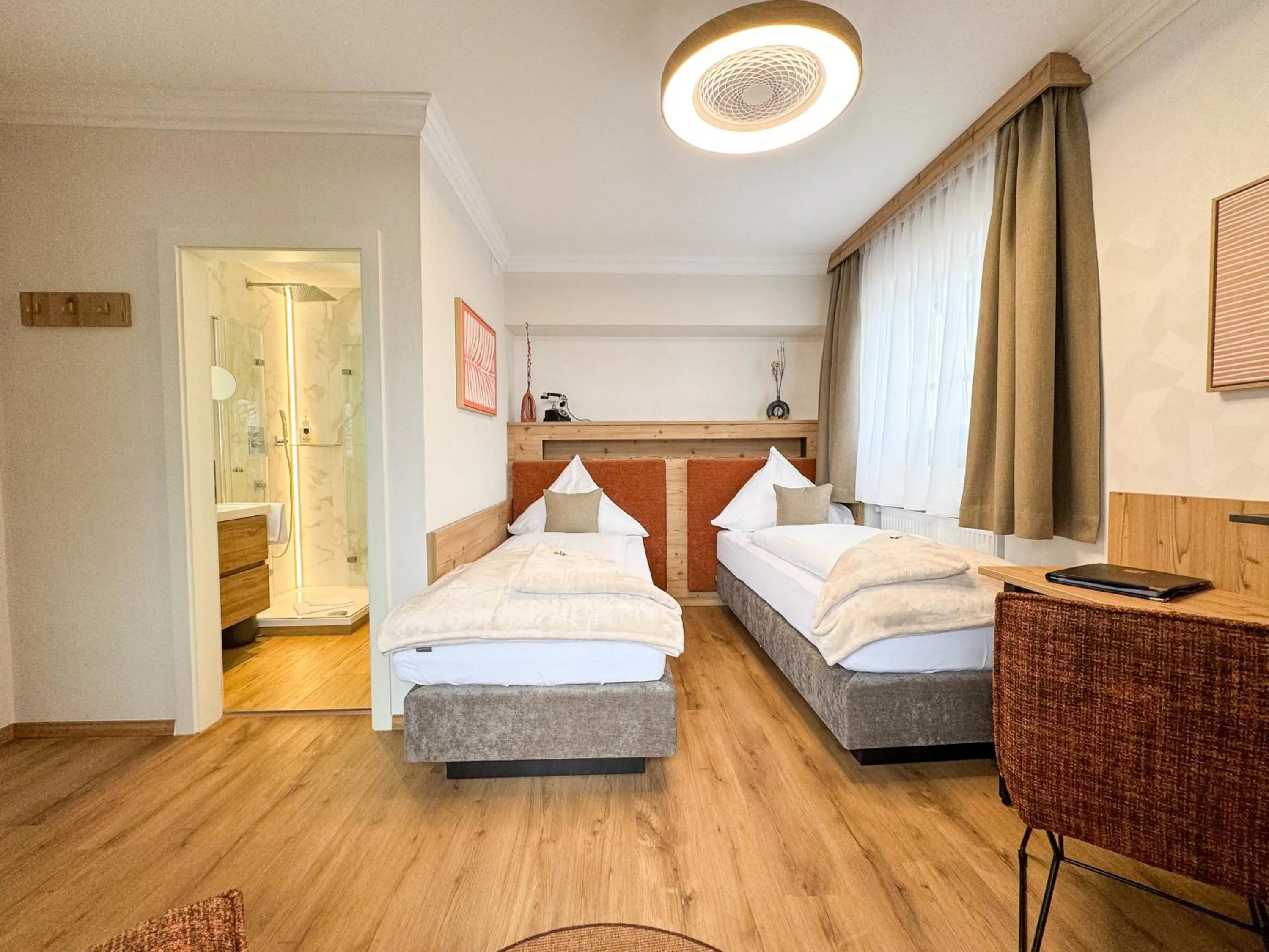 Photo of the whole room, Bed in Hotel Schlossblick Chiemsee