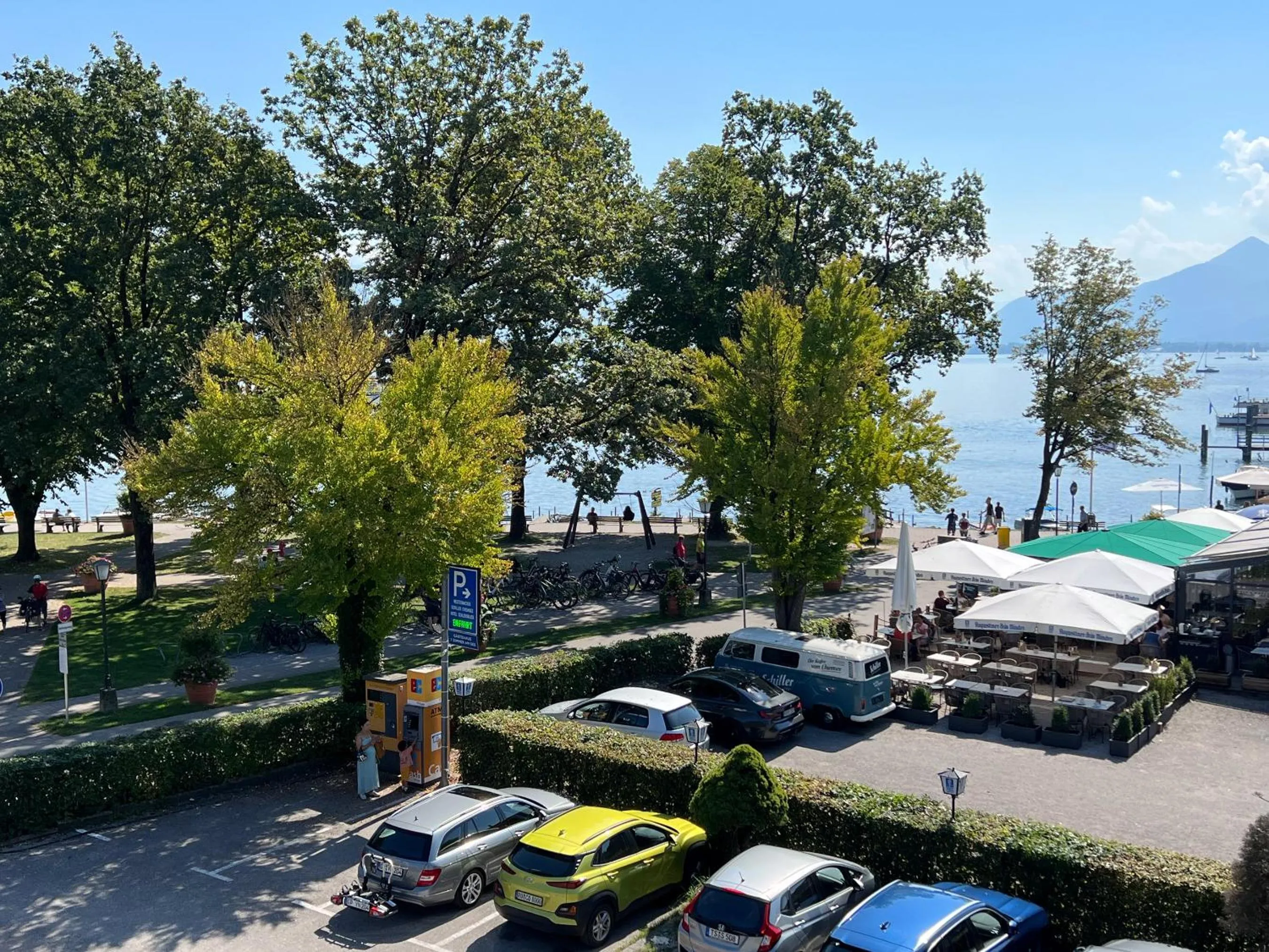 Lake view in Hotel Schlossblick Chiemsee