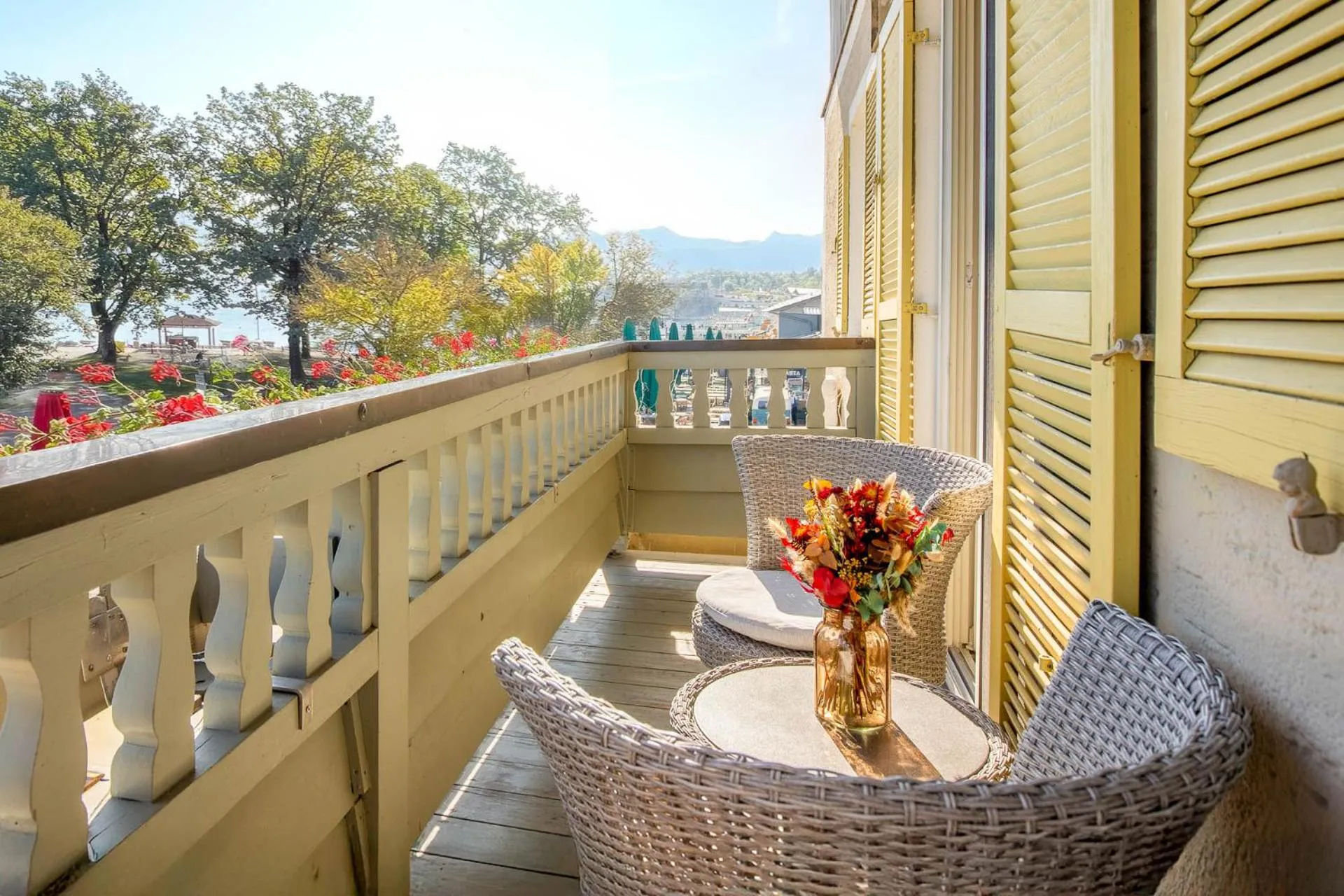 View (from property/room) in Hotel Schlossblick Chiemsee