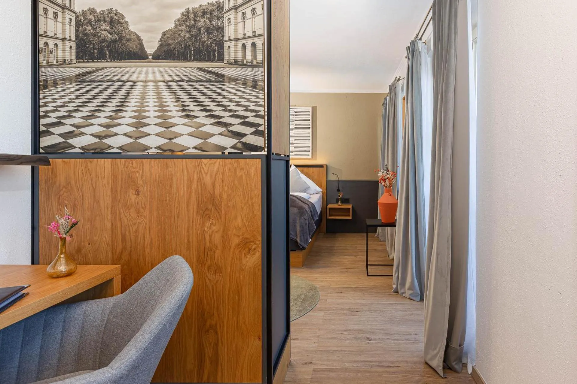 Photo of the whole room, Bed in Hotel Schlossblick Chiemsee