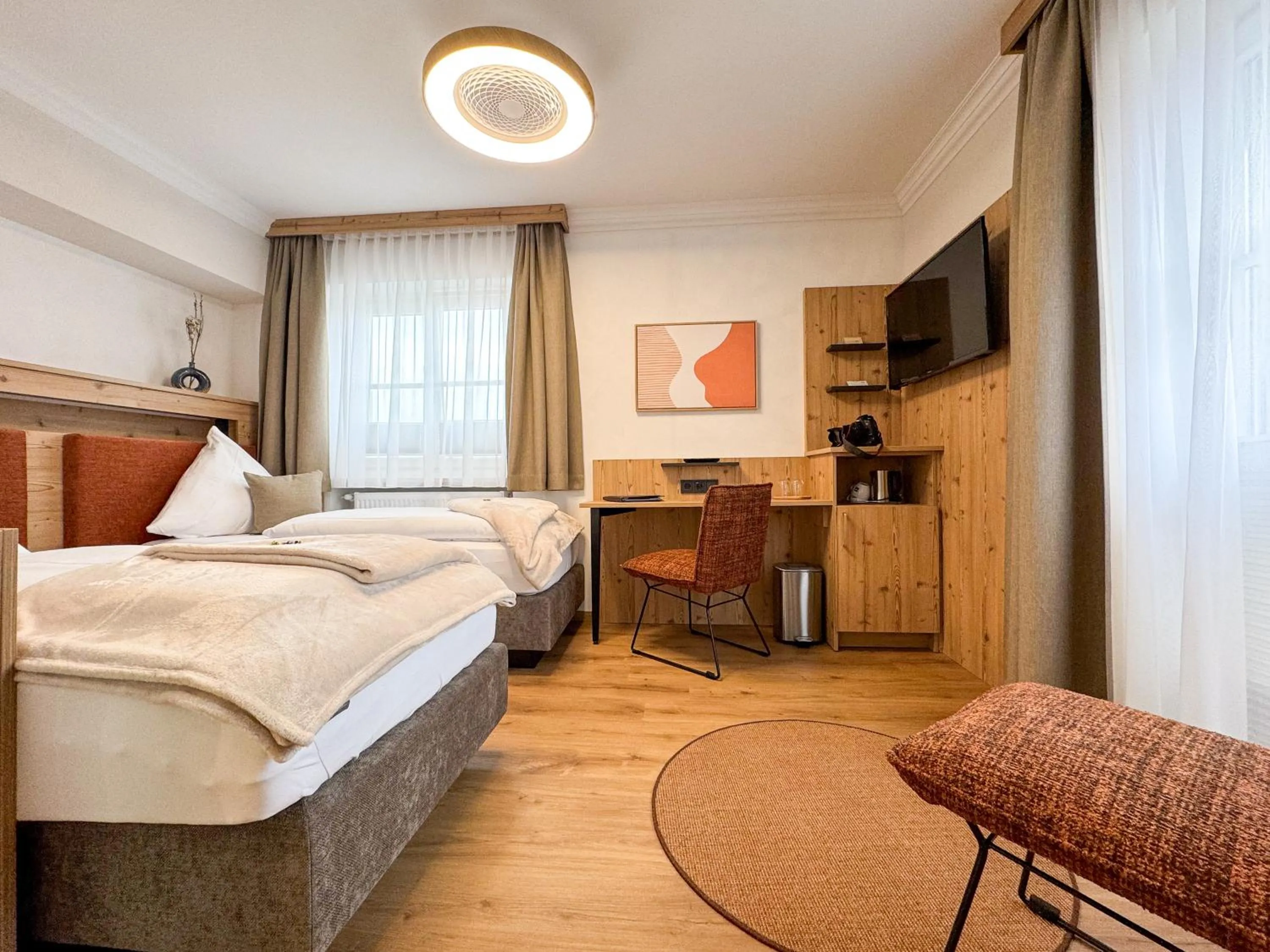 Photo of the whole room, Bed in Hotel Schlossblick Chiemsee