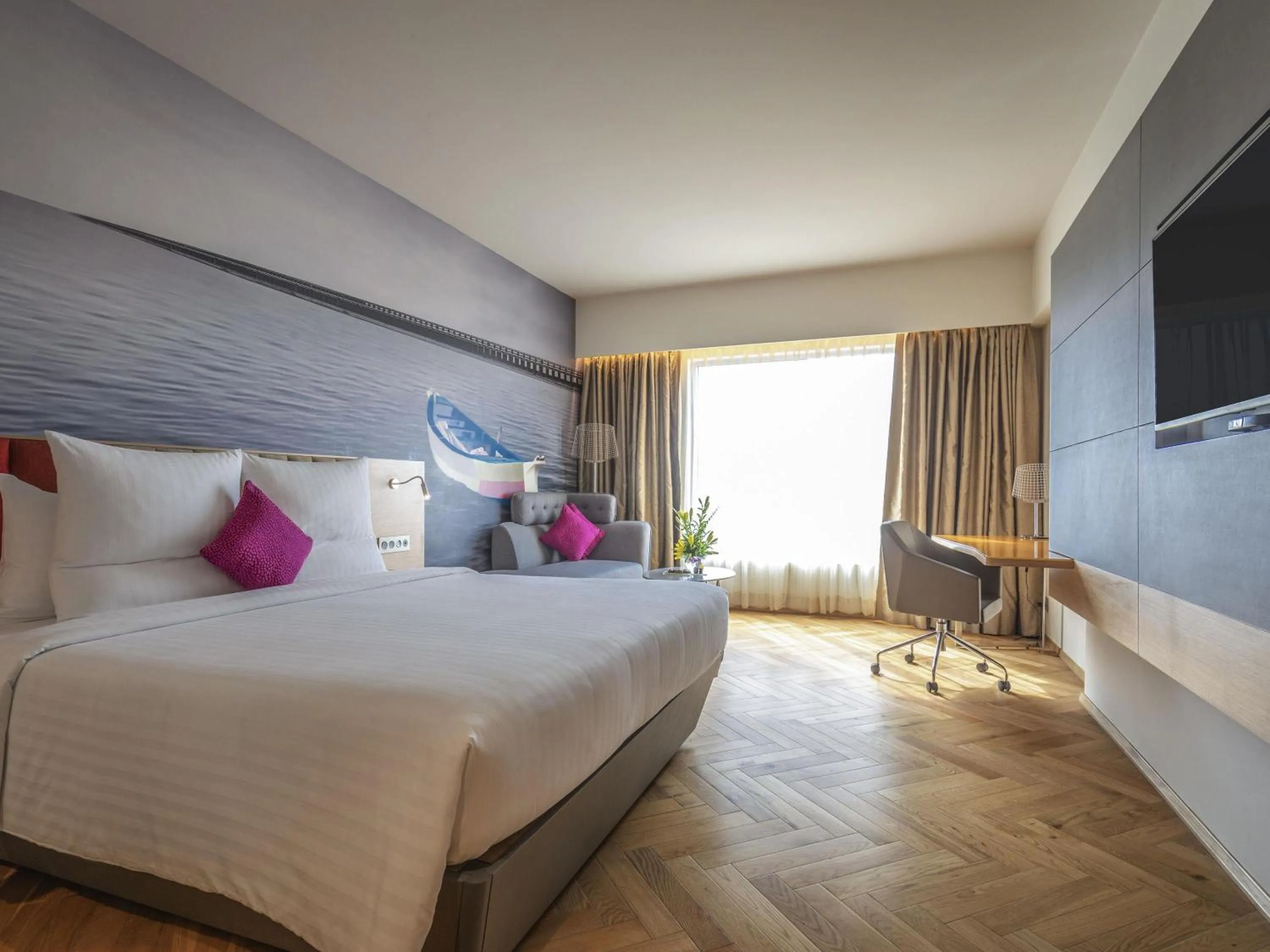 Bedroom, Bed in Novotel Vijayawada Varun