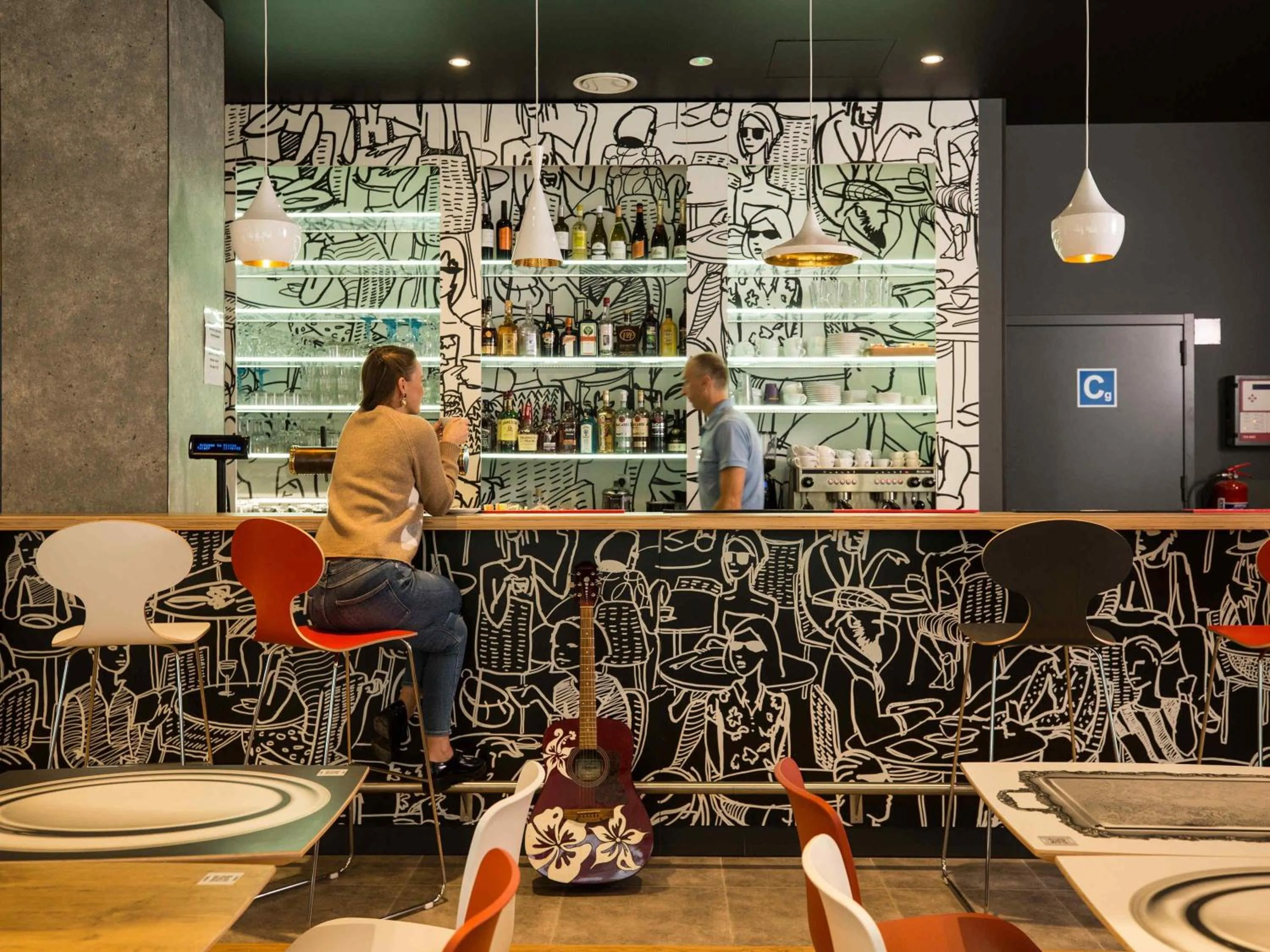 Lounge or bar in ibis Vilnius Centre