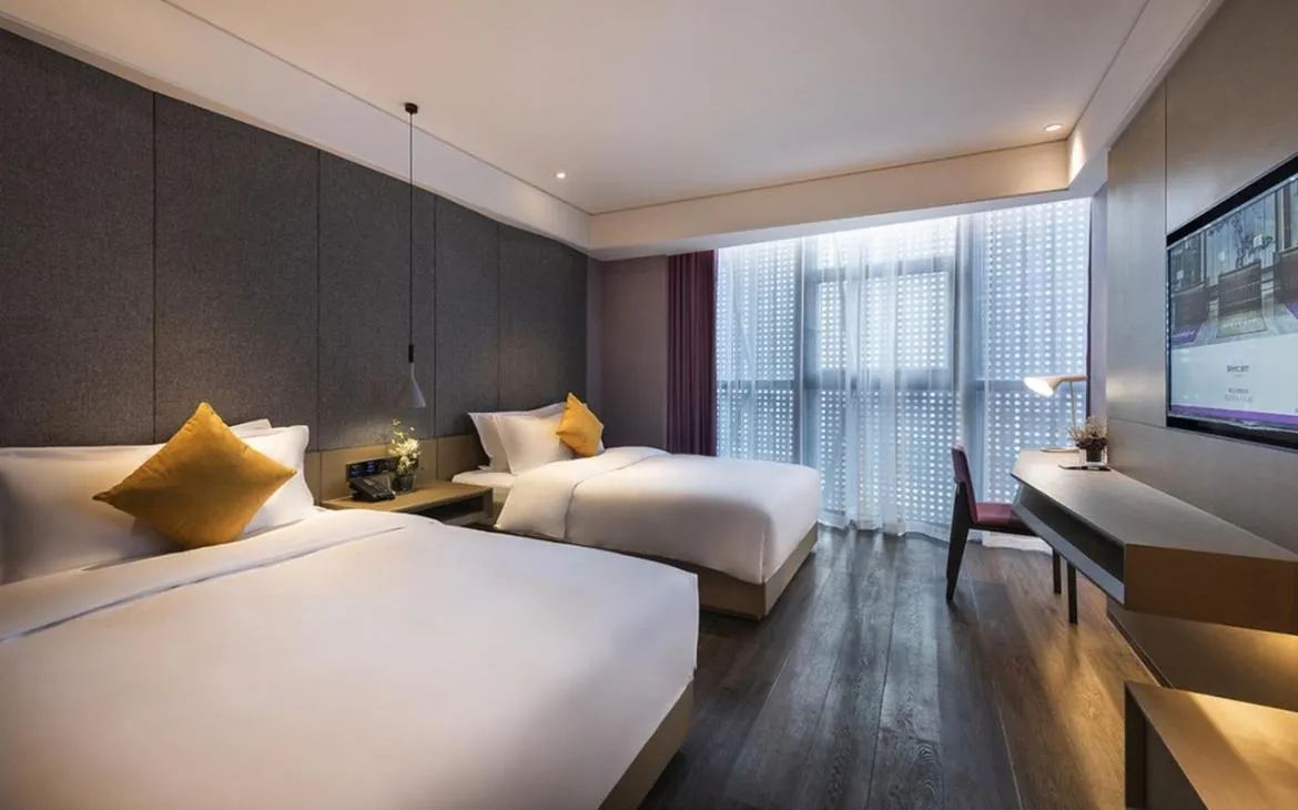 TV and multimedia, Bed in Mercure Suzhou Downtown