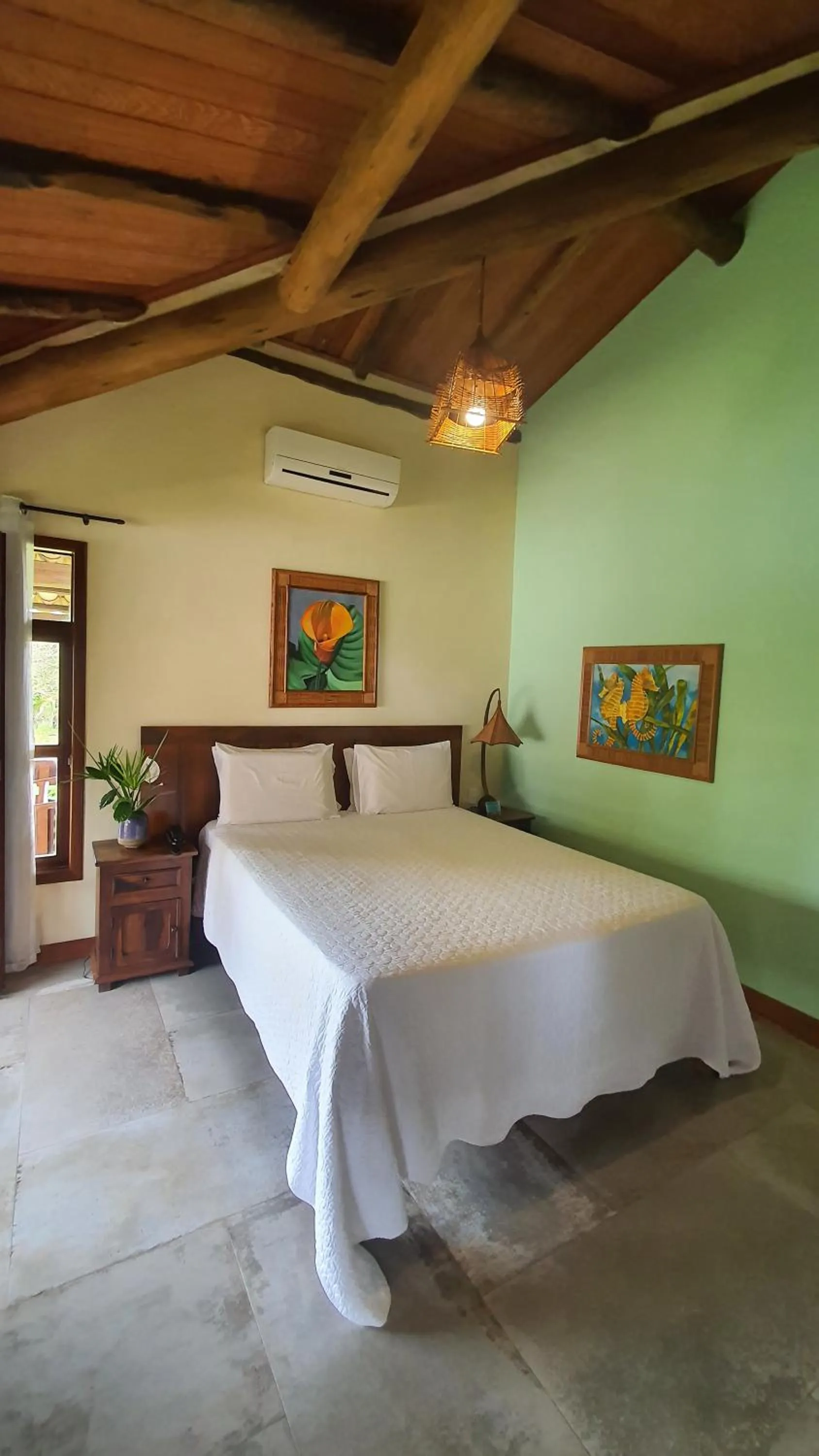 Bed in Pousada Barrabella