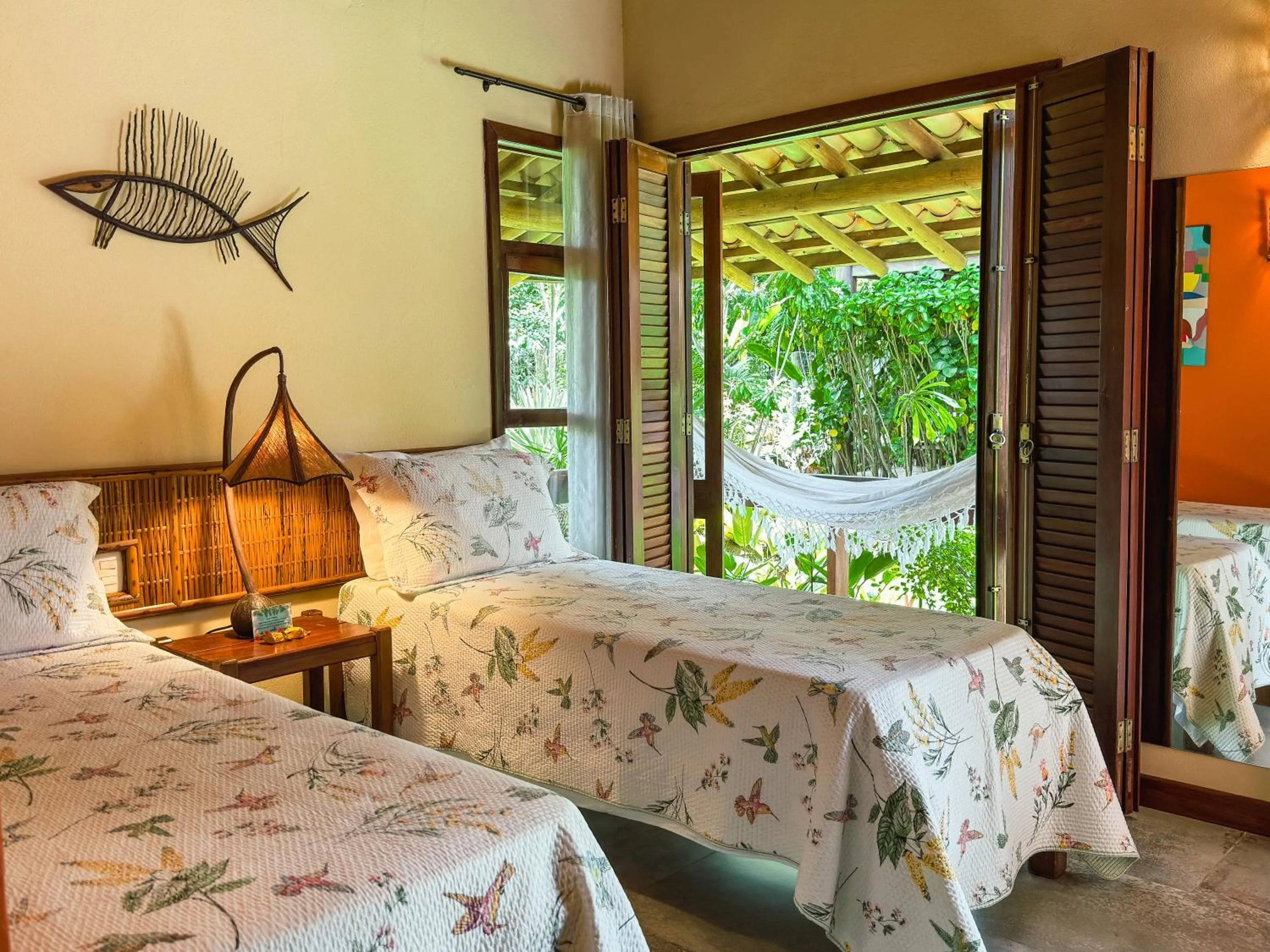 Bed in Pousada Barrabella