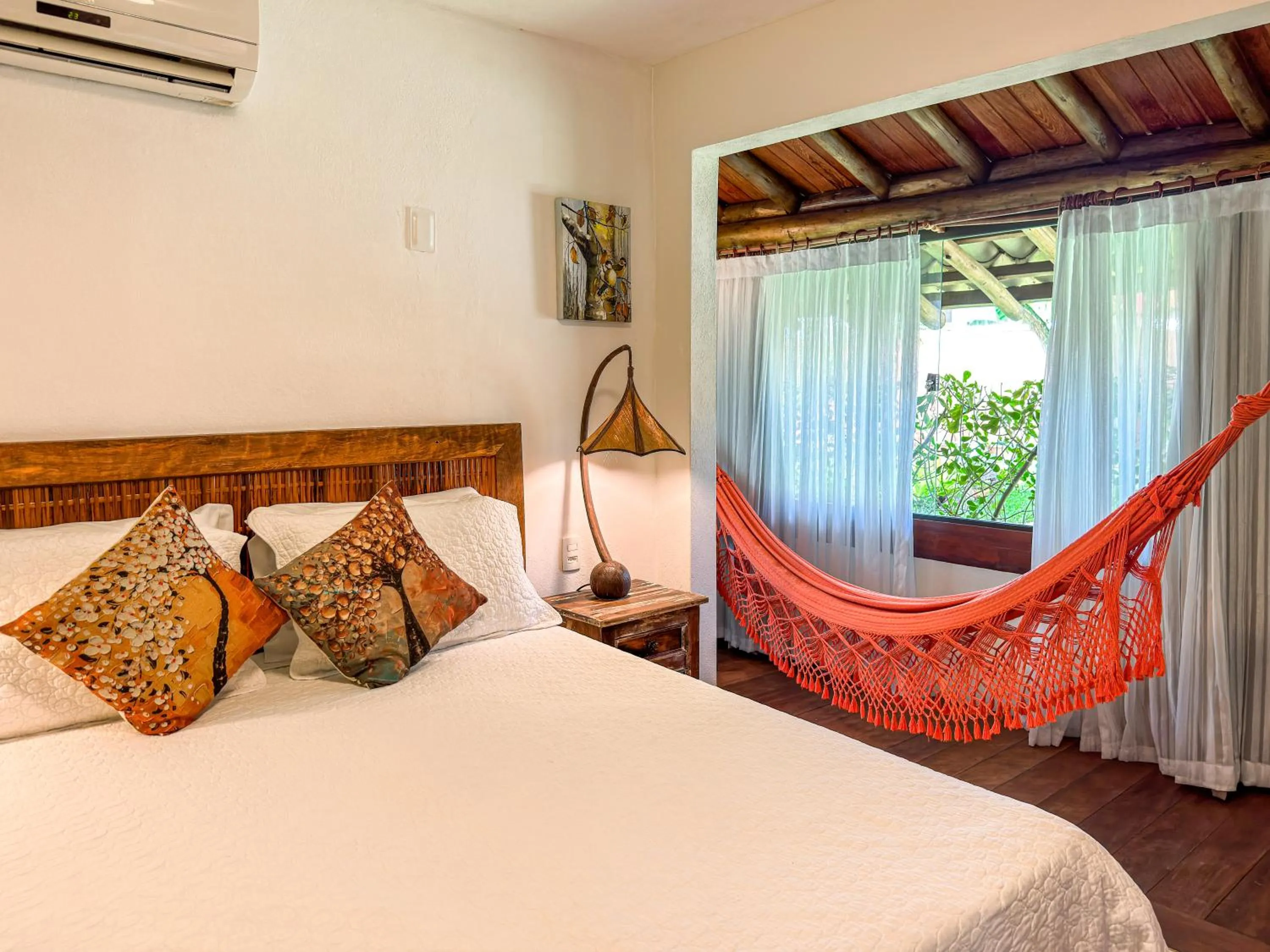 Bed in Pousada Barrabella