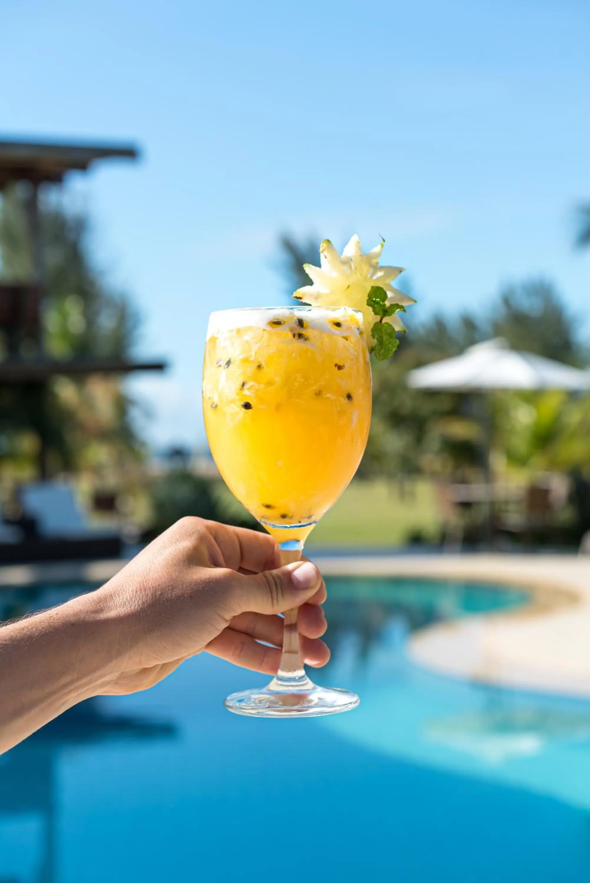 Swimming pool in Pousada Barrabella