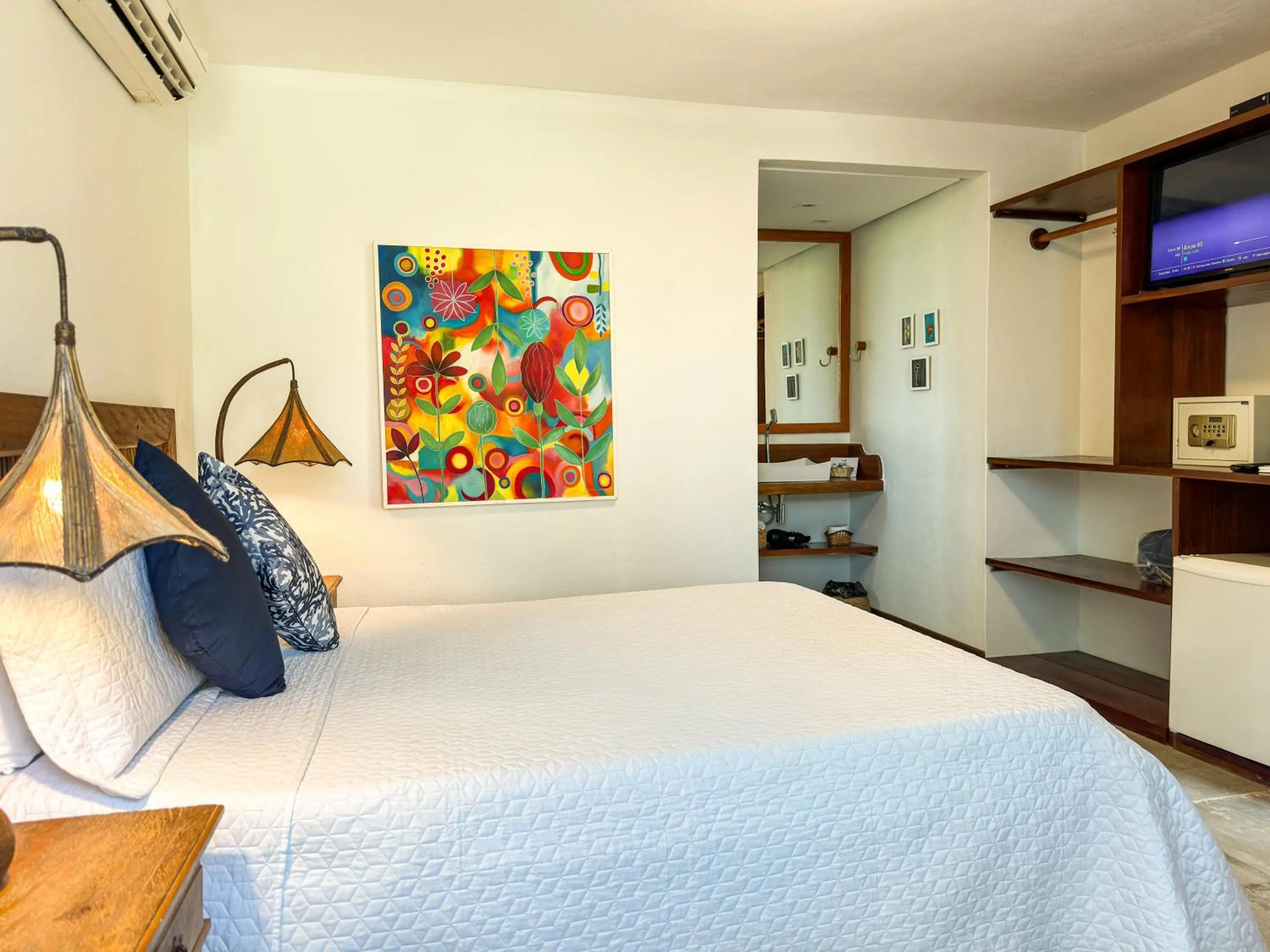 Bed in Pousada Barrabella