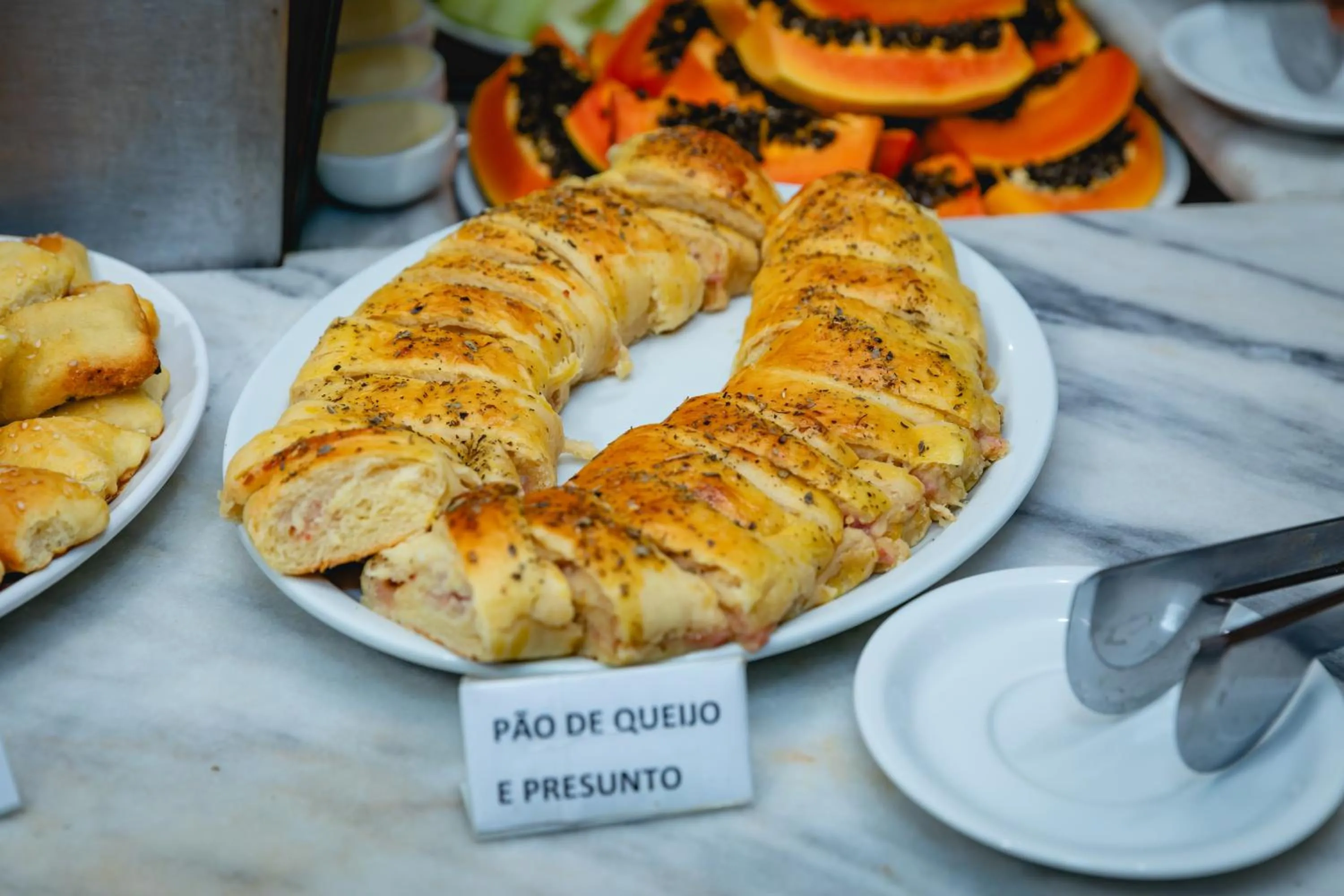 Buffet breakfast in Arraial do Sol Beach Hotel