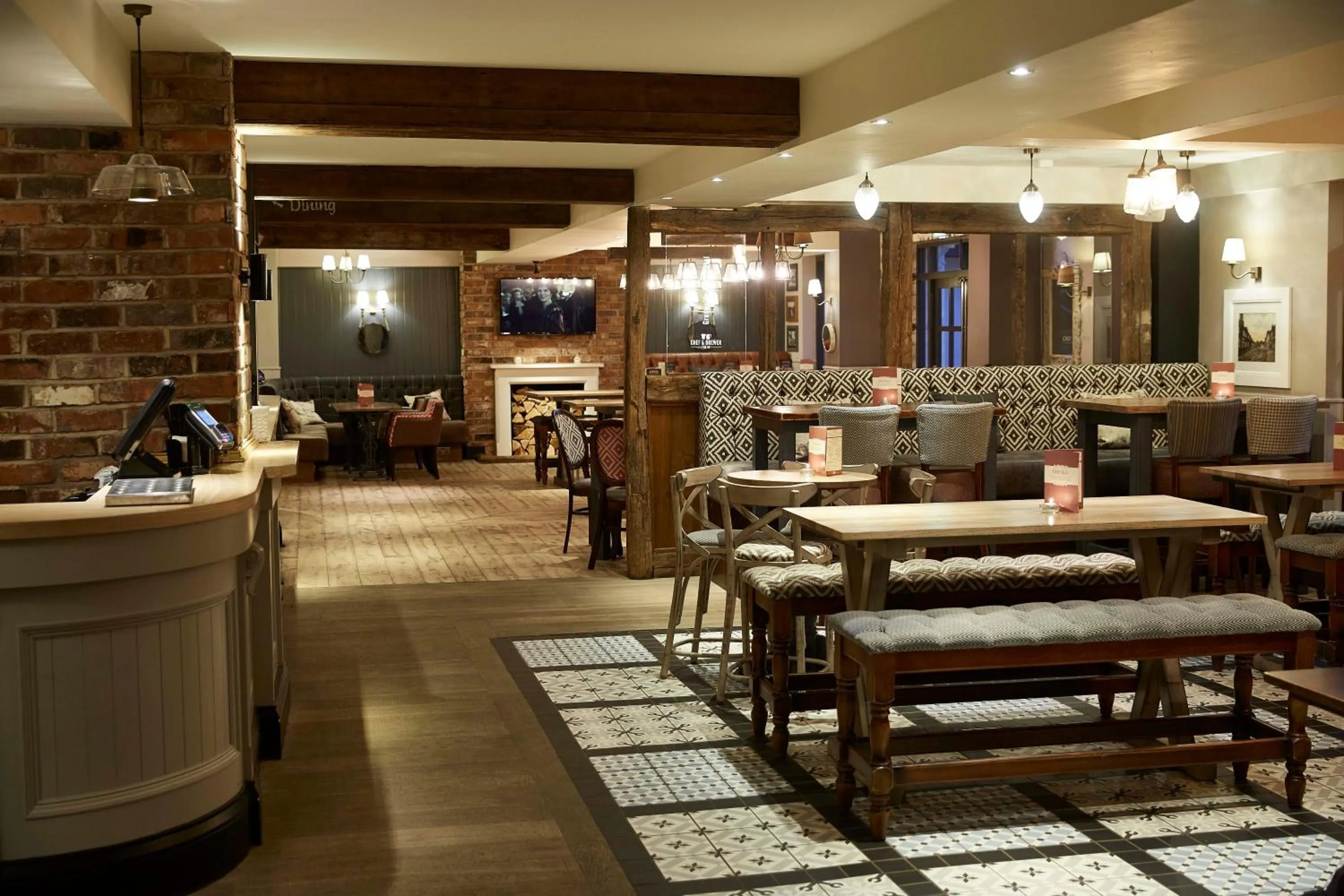 Lounge or bar in Greswolde Arms by Chef & Brewer Collection