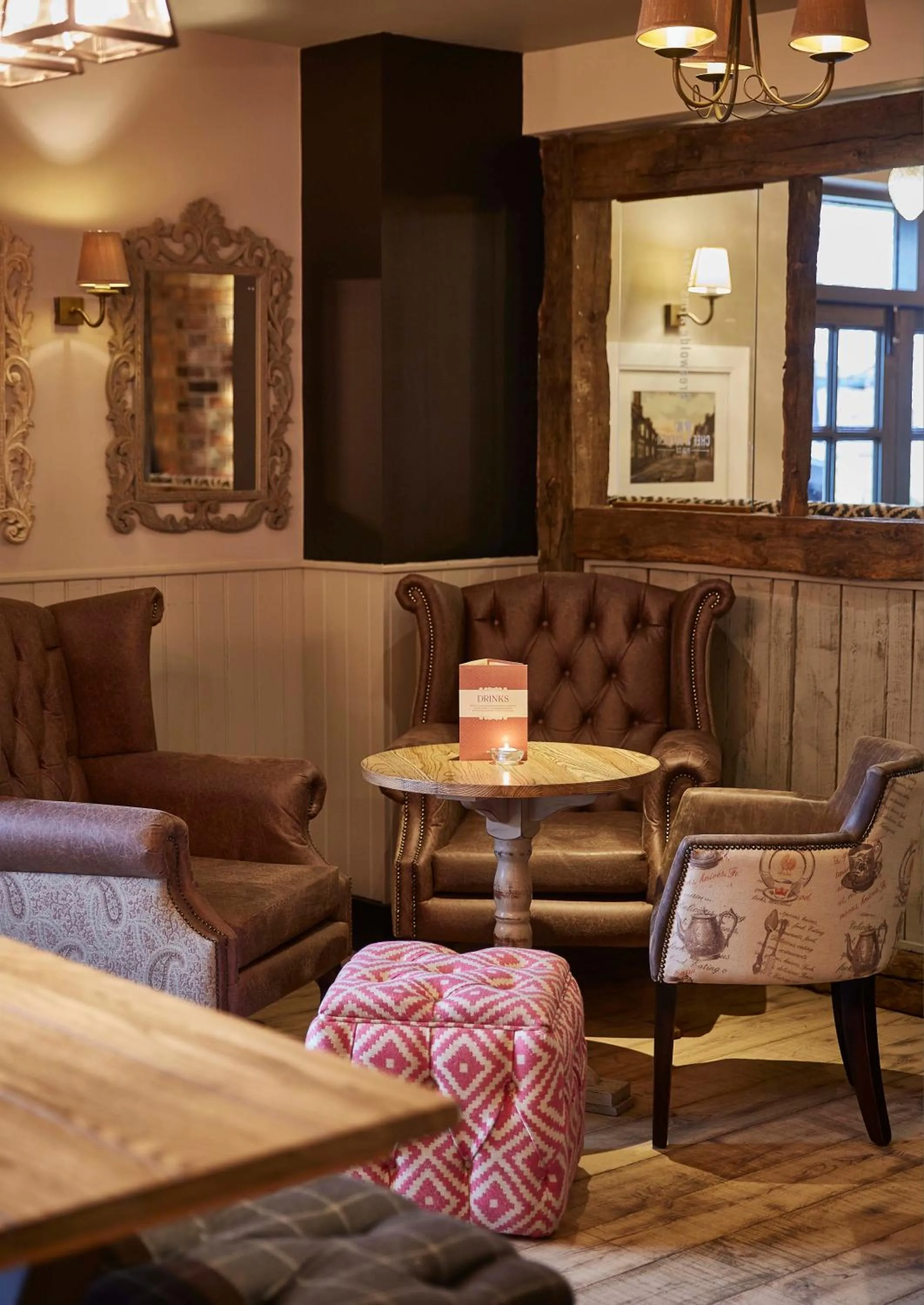 Seating area in Greswolde Arms by Chef & Brewer Collection