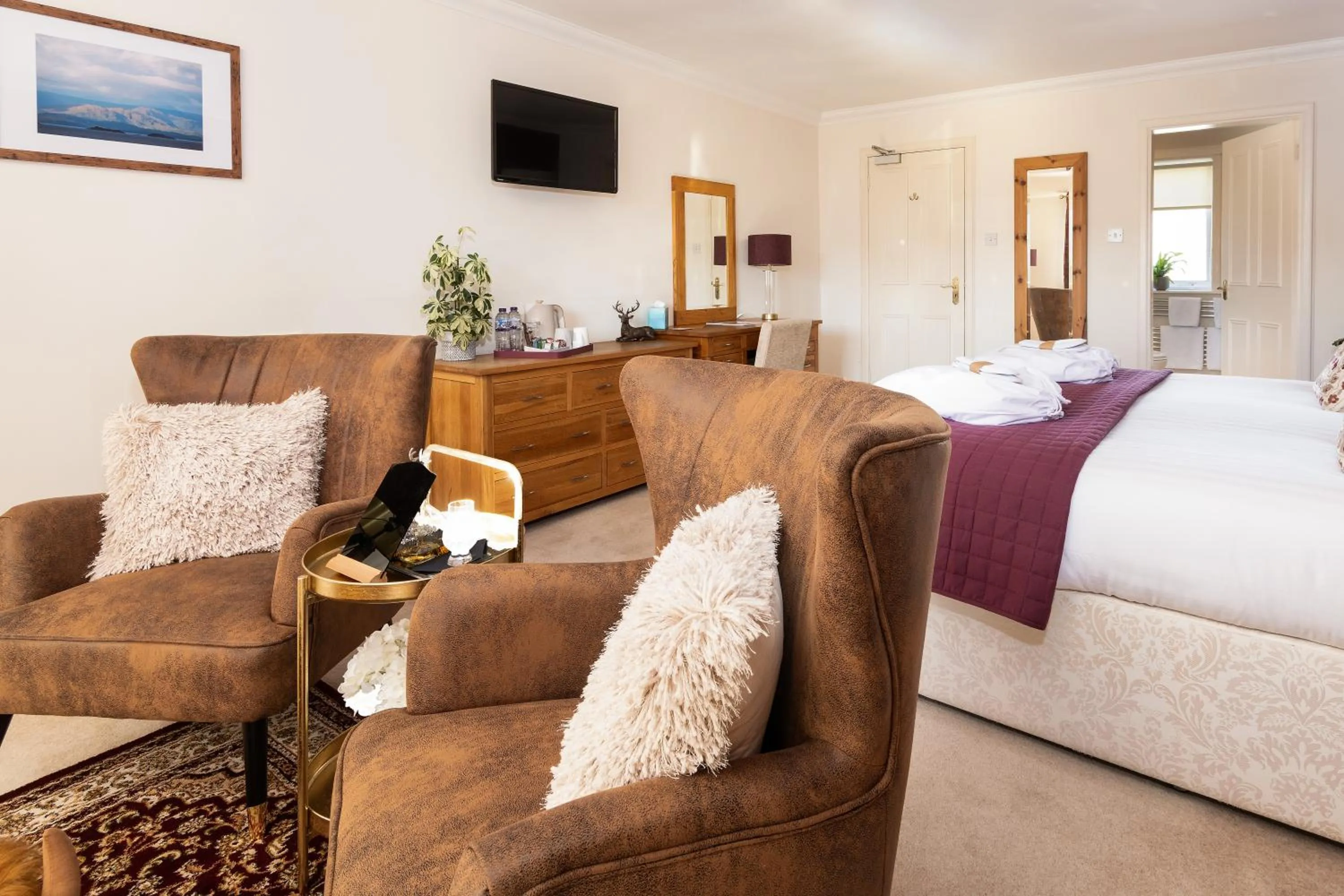 Seating area in Beinn Bhracaigh