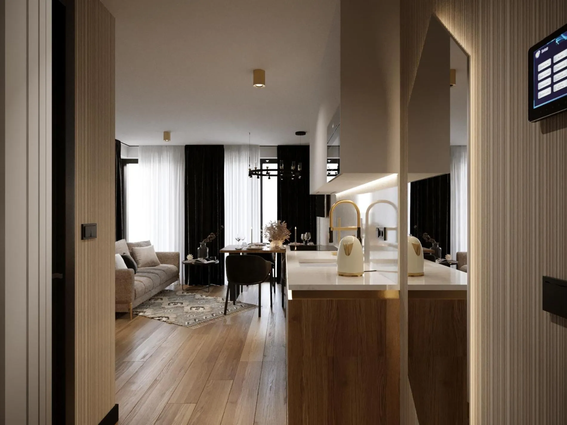 Kitchen or kitchenette in Góralska Rezydencja