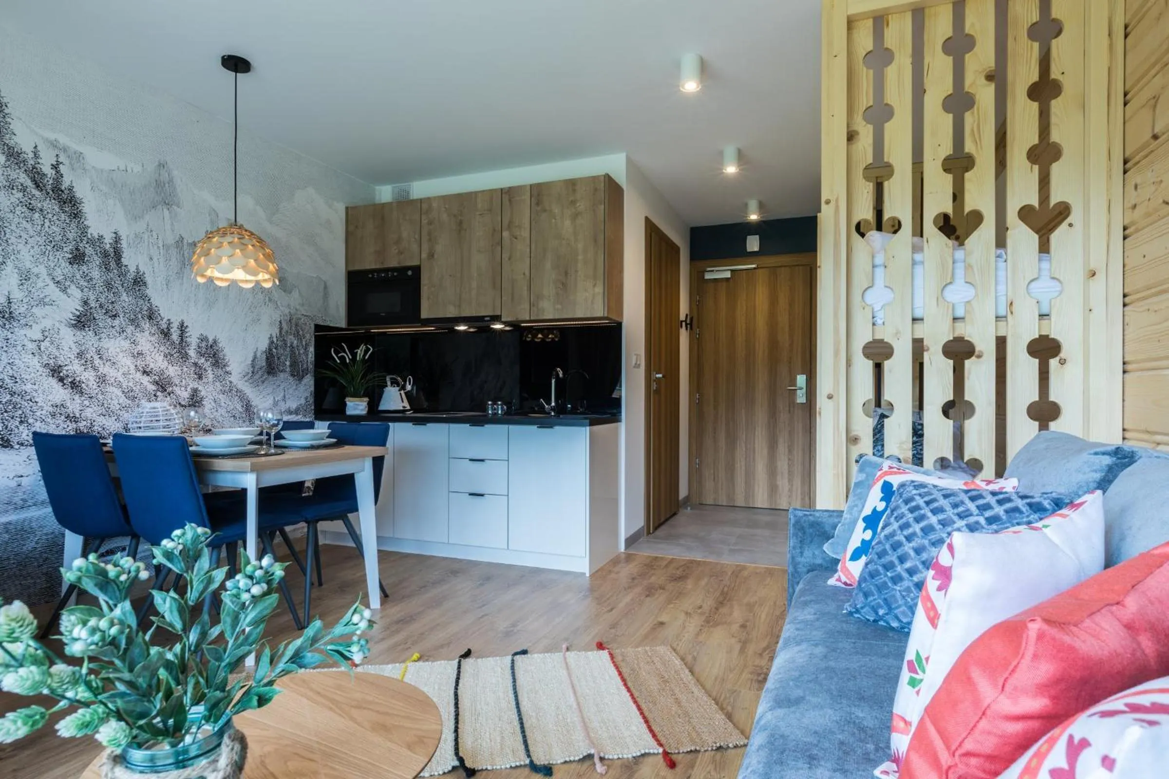 Kitchen or kitchenette in Góralska Rezydencja