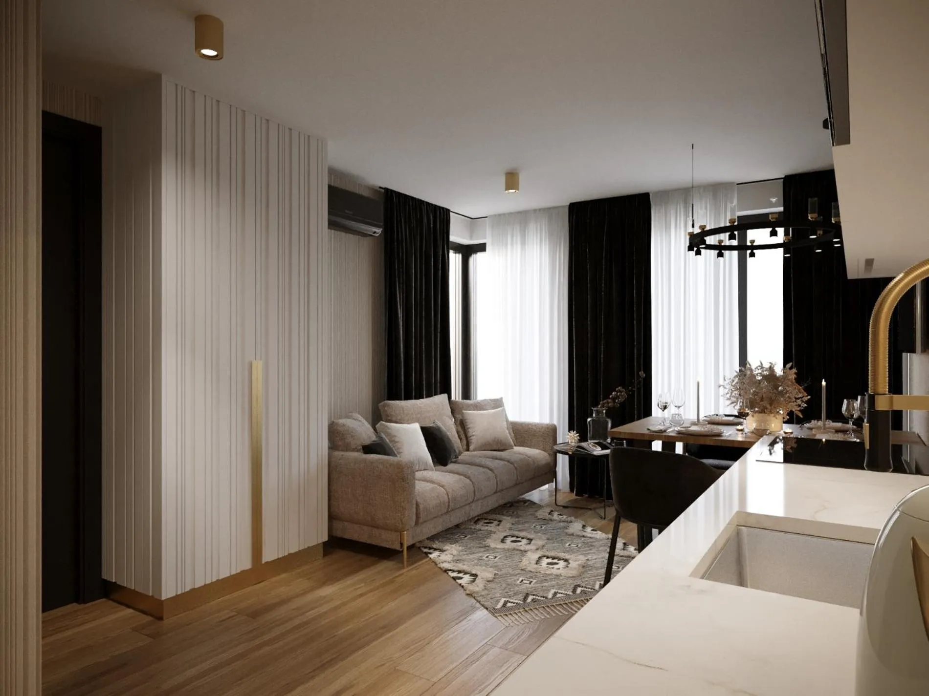 Living room in Góralska Rezydencja