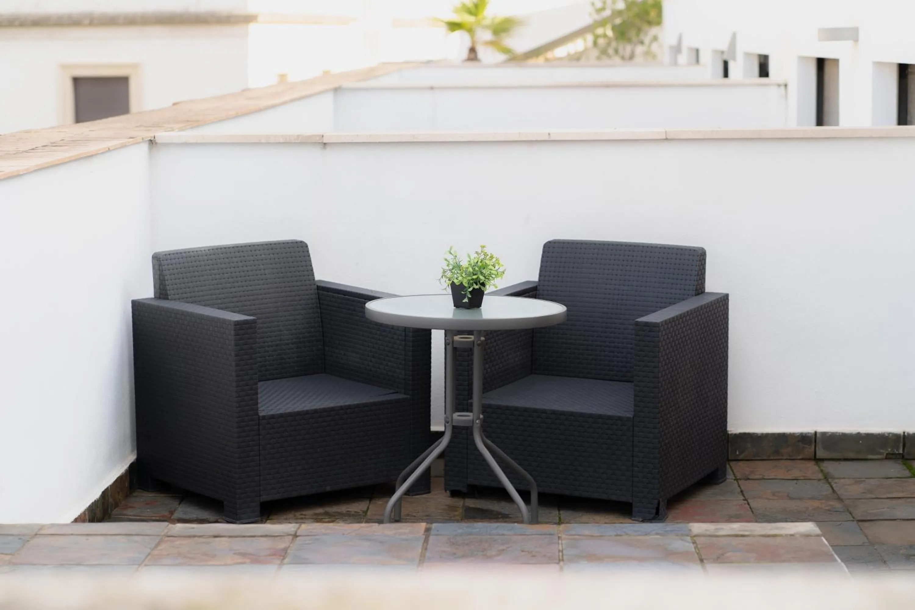 Balcony/Terrace in AZZ Sevilla Torre de la Plata Apartamentos