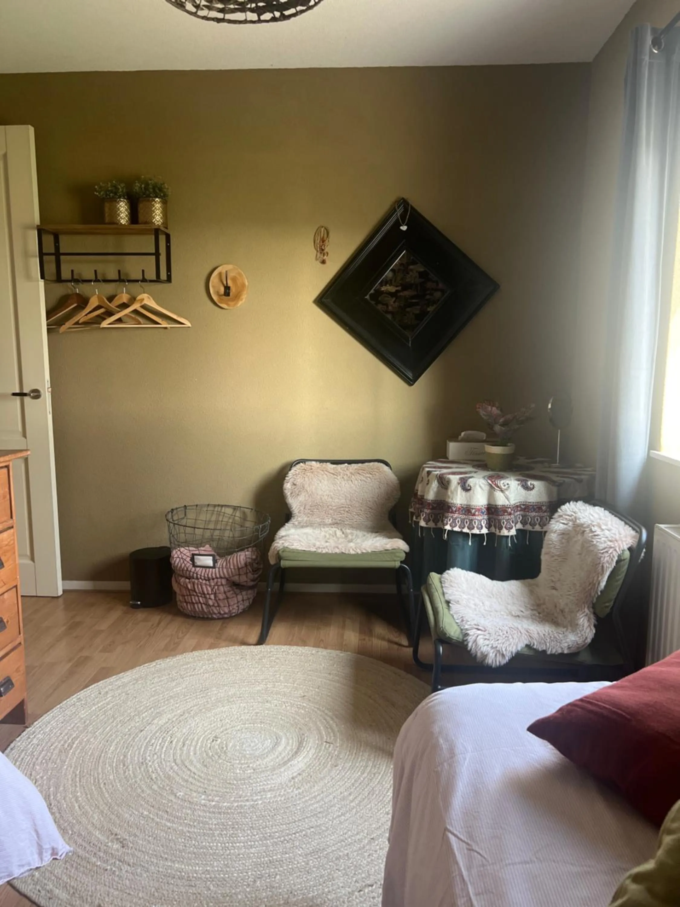 Dining area, Bed in Brinkesdiek