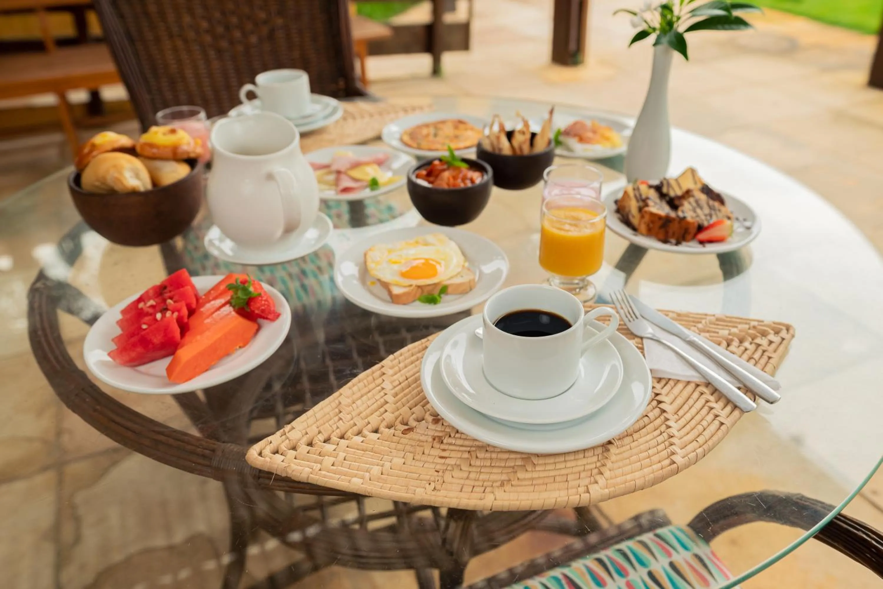 Continental breakfast in Almai Cumbuco