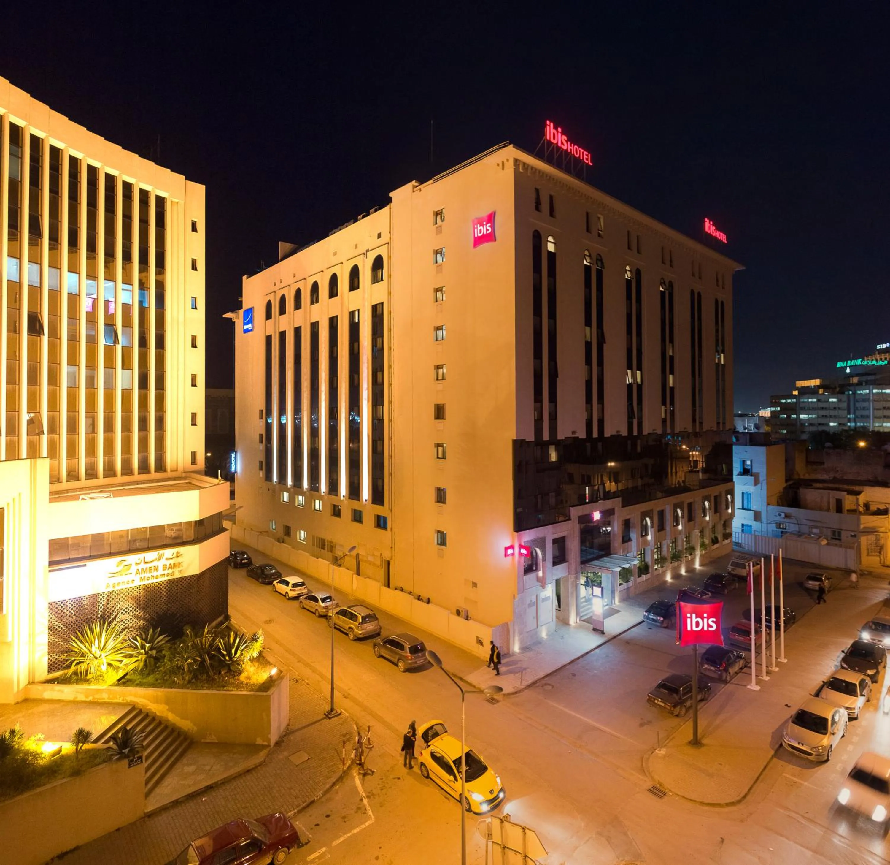Bird's eye view in Ibis Tunis